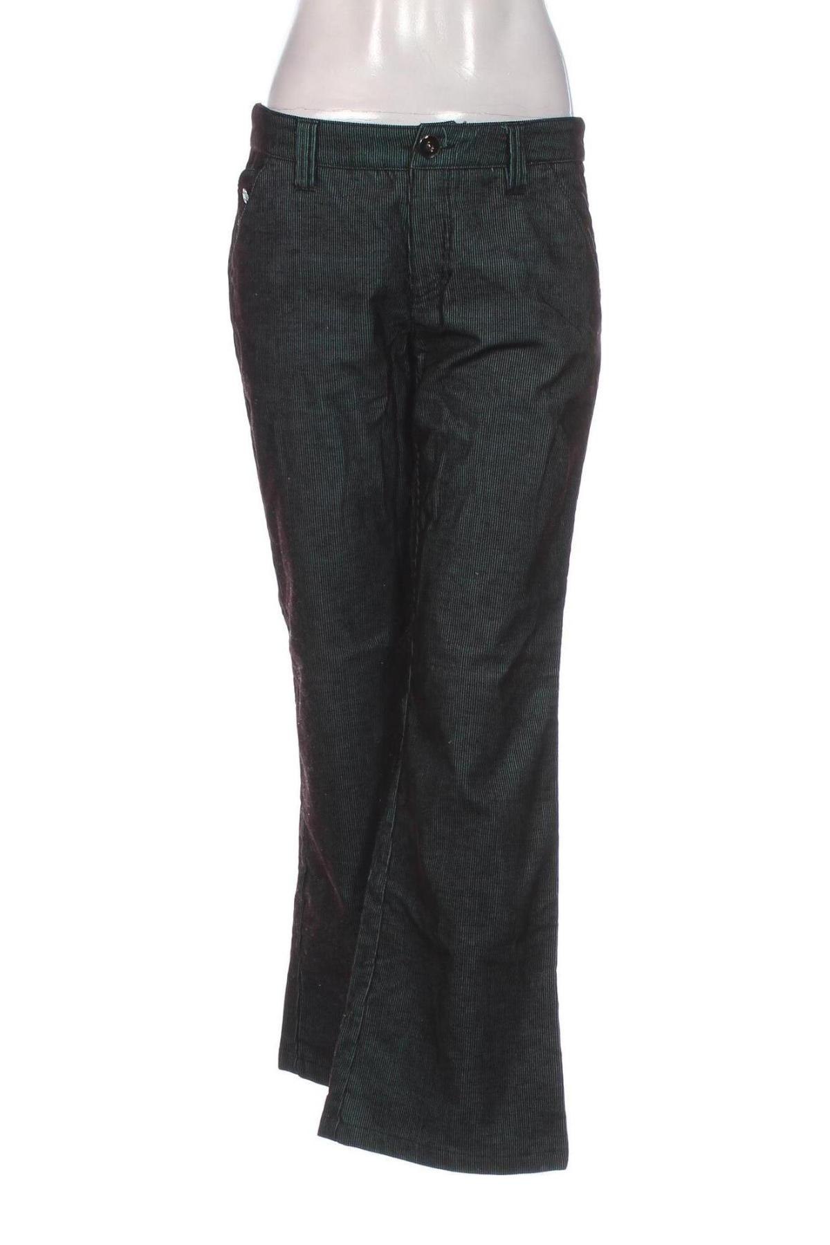 Pantaloni de velvet de femei Street One, Mărime M, Culoare Verde, Preț 63,99 Lei