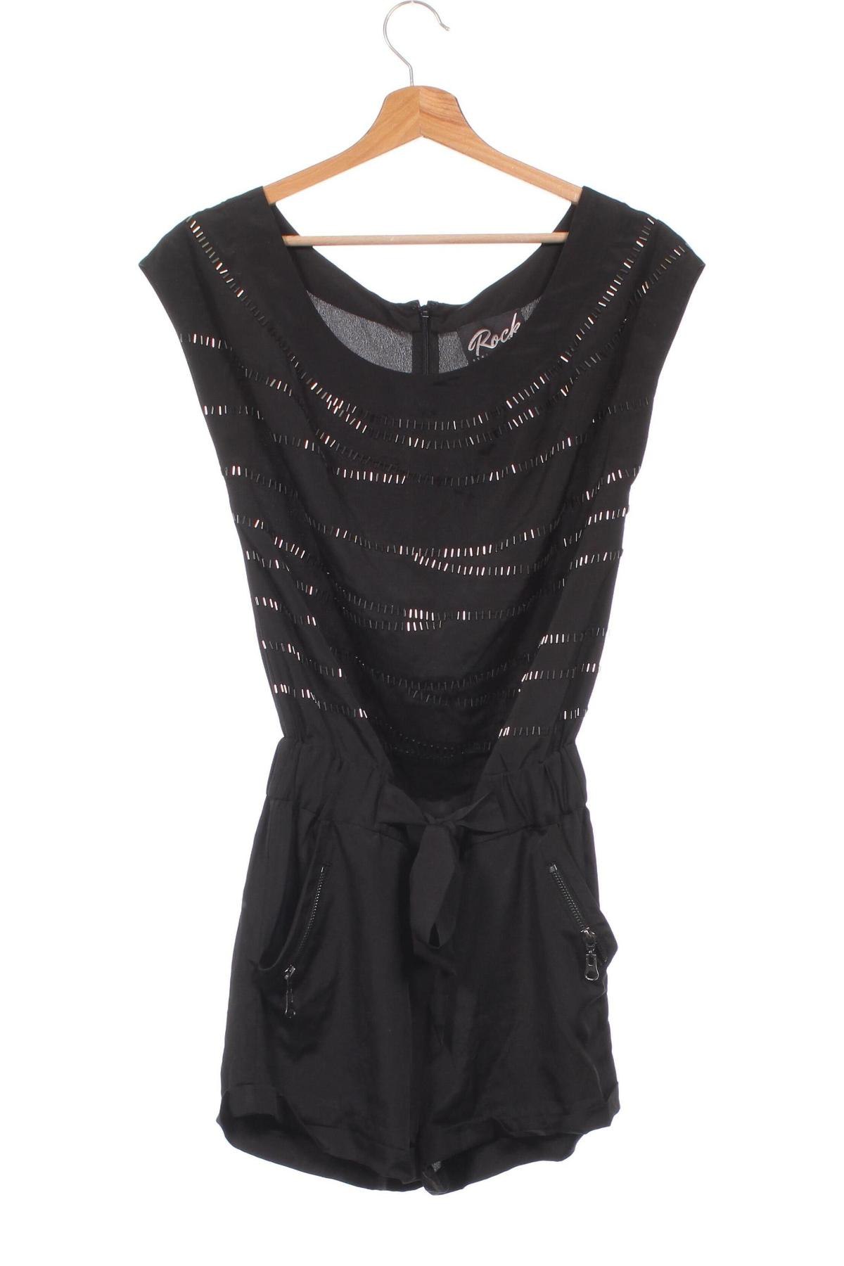 Women's short jumpsuit, Mărime XS, Culoare Negru, Preț 90,99 Lei