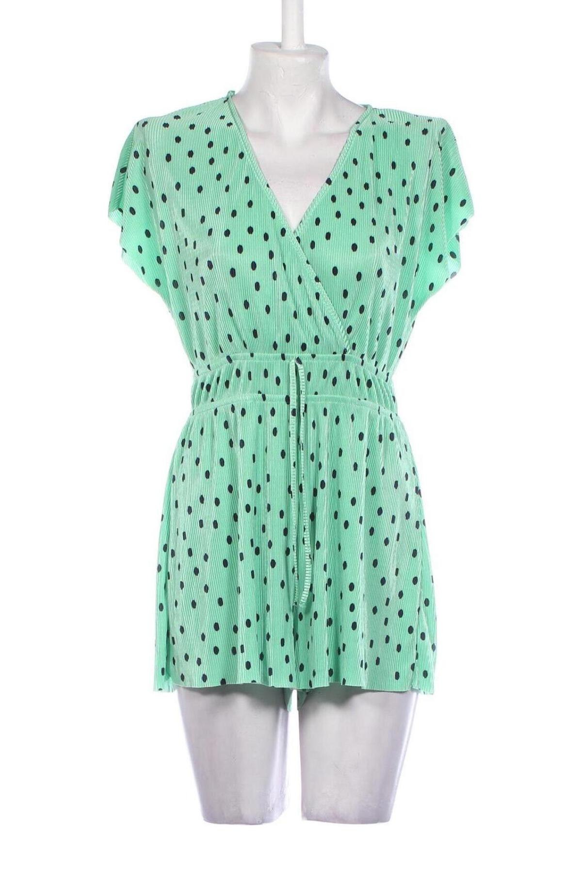 Women's short jumpsuit Bershka, Mărime S, Culoare Verde, Preț 64,99 Lei