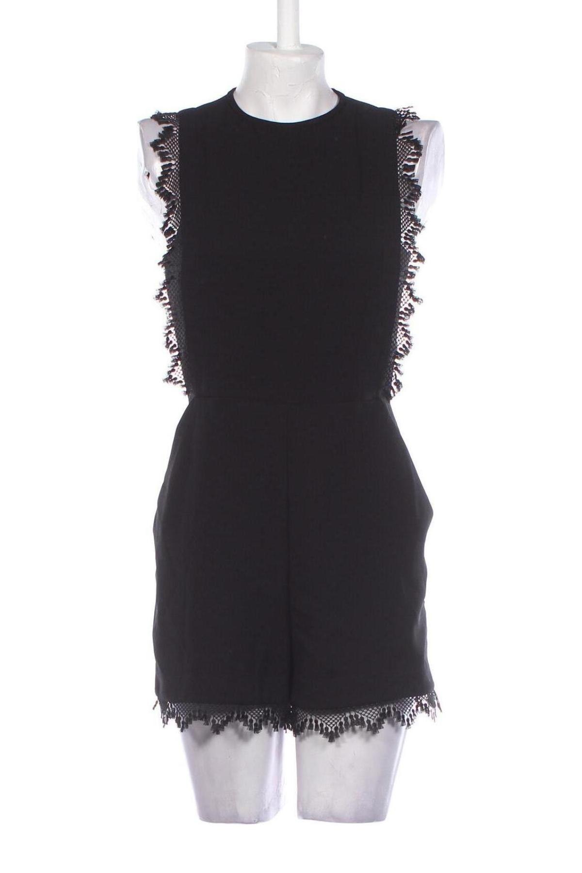 Women's short jumpsuit Mango, Mărime XS, Culoare Negru, Preț 79,99 Lei