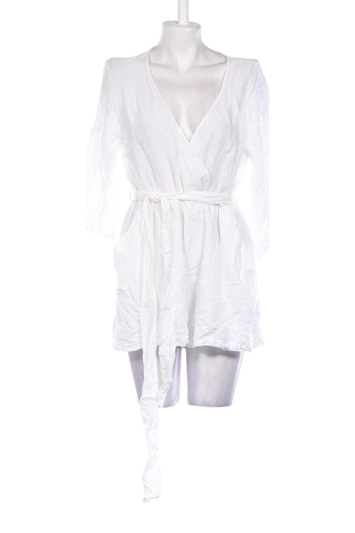 Women's short jumpsuit NA-KD, Mărime L, Culoare Alb, Preț 110,99 Lei