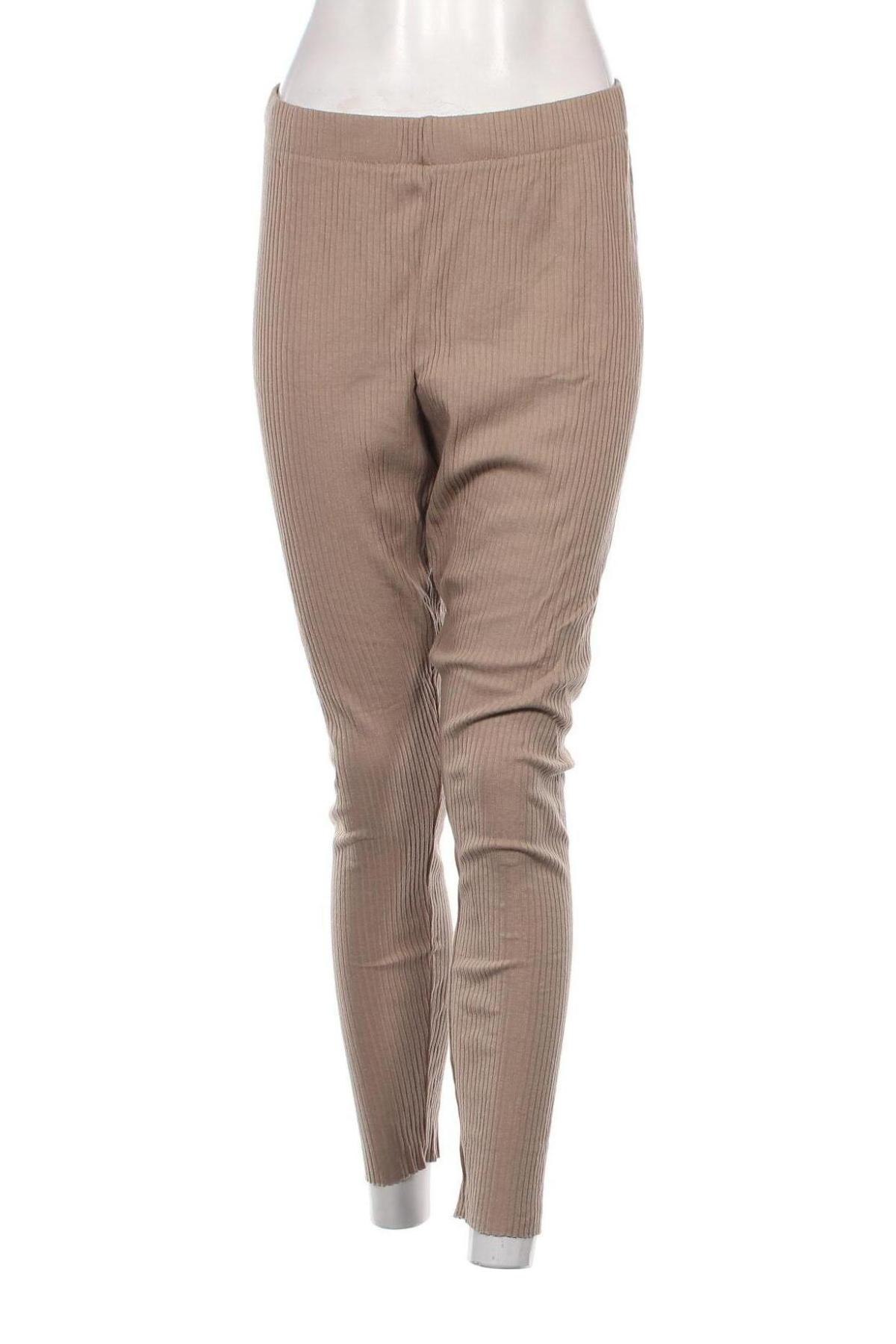 Damskie legginsy H&M, Rozmiar L, Kolor Beżowy, Cena 30,99 zł