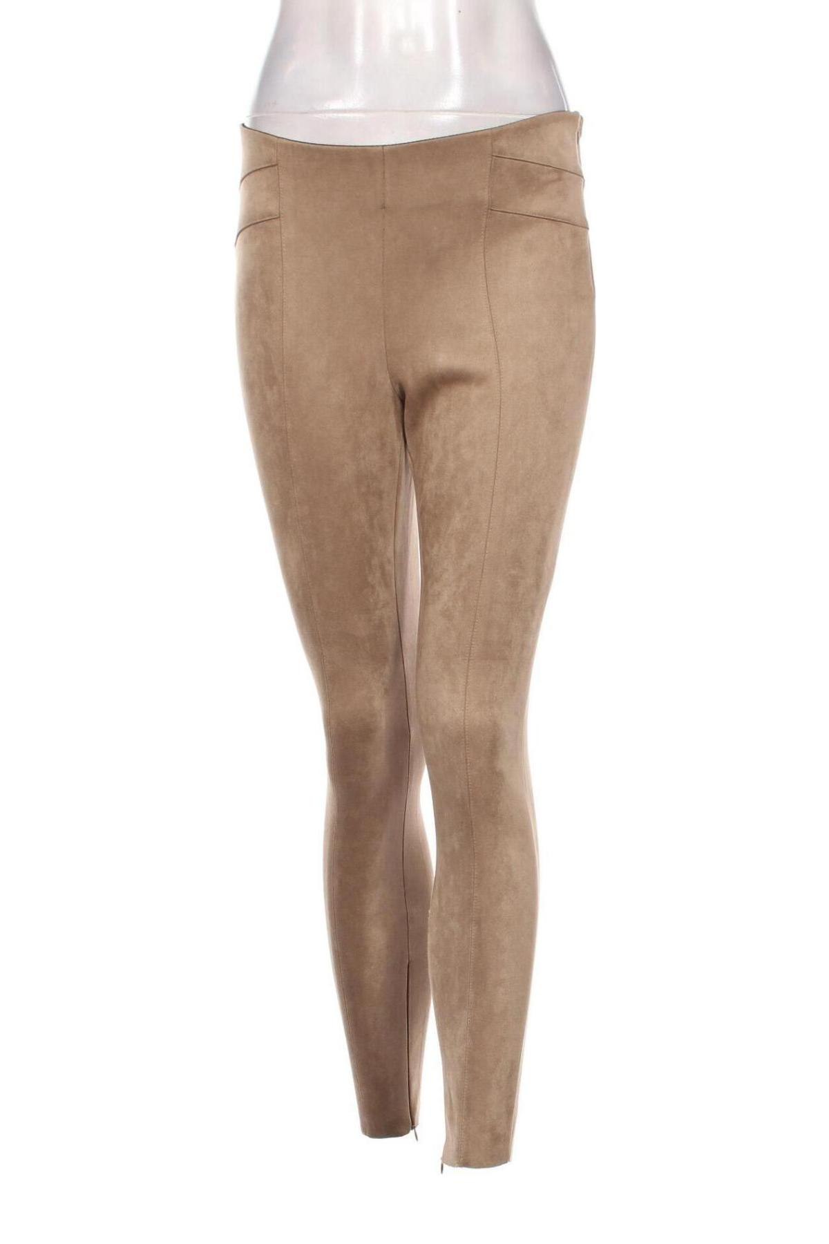 Damen Leggings Zara, Größe S, Farbe Beige, Preis € 11,49