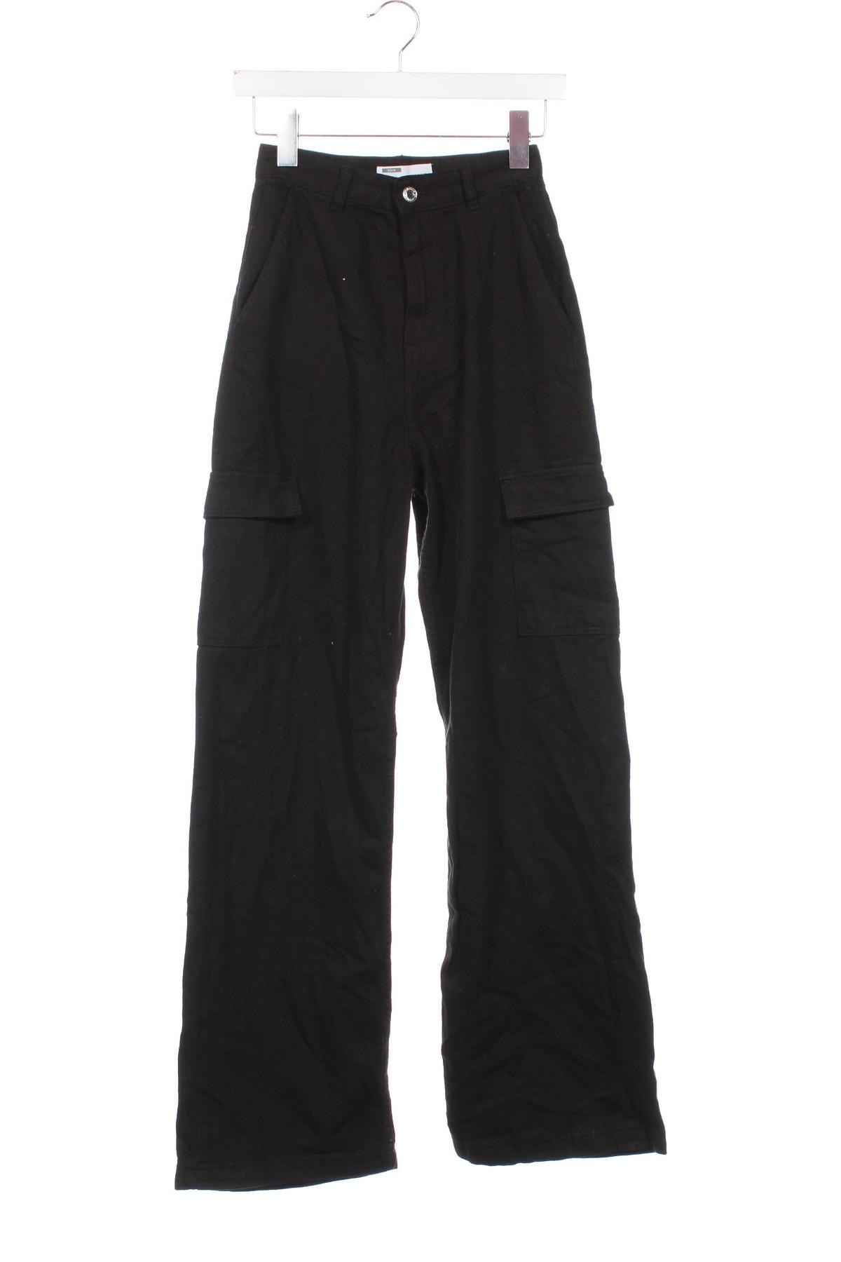 Pantaloni de femei Bershka, Mărime XXS, Culoare Negru, Preț 95,99 Lei