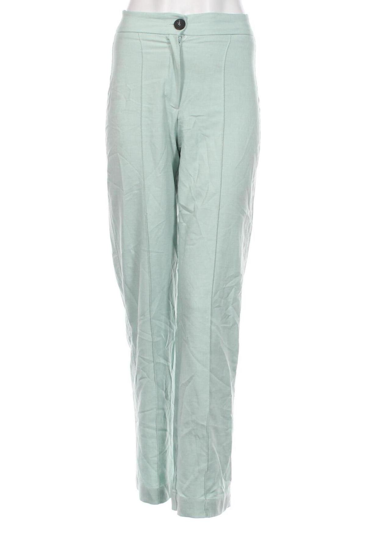 Pantaloni de femei Bershka, Mărime XS, Culoare Verde, Preț 33,99 Lei