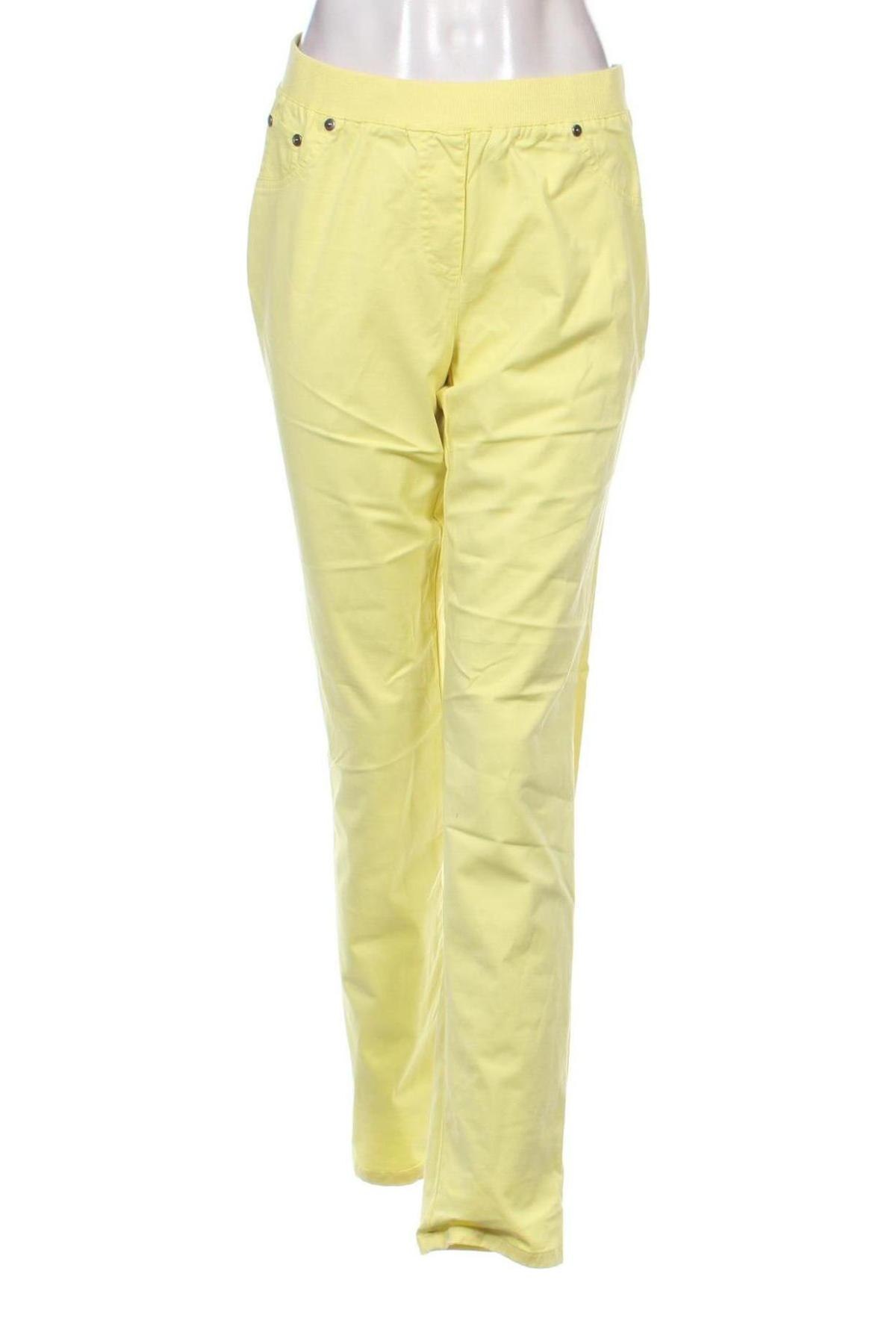 Pantaloni de femei Bpc Bonprix Collection, Mărime M, Culoare Galben, Preț 51,99 Lei