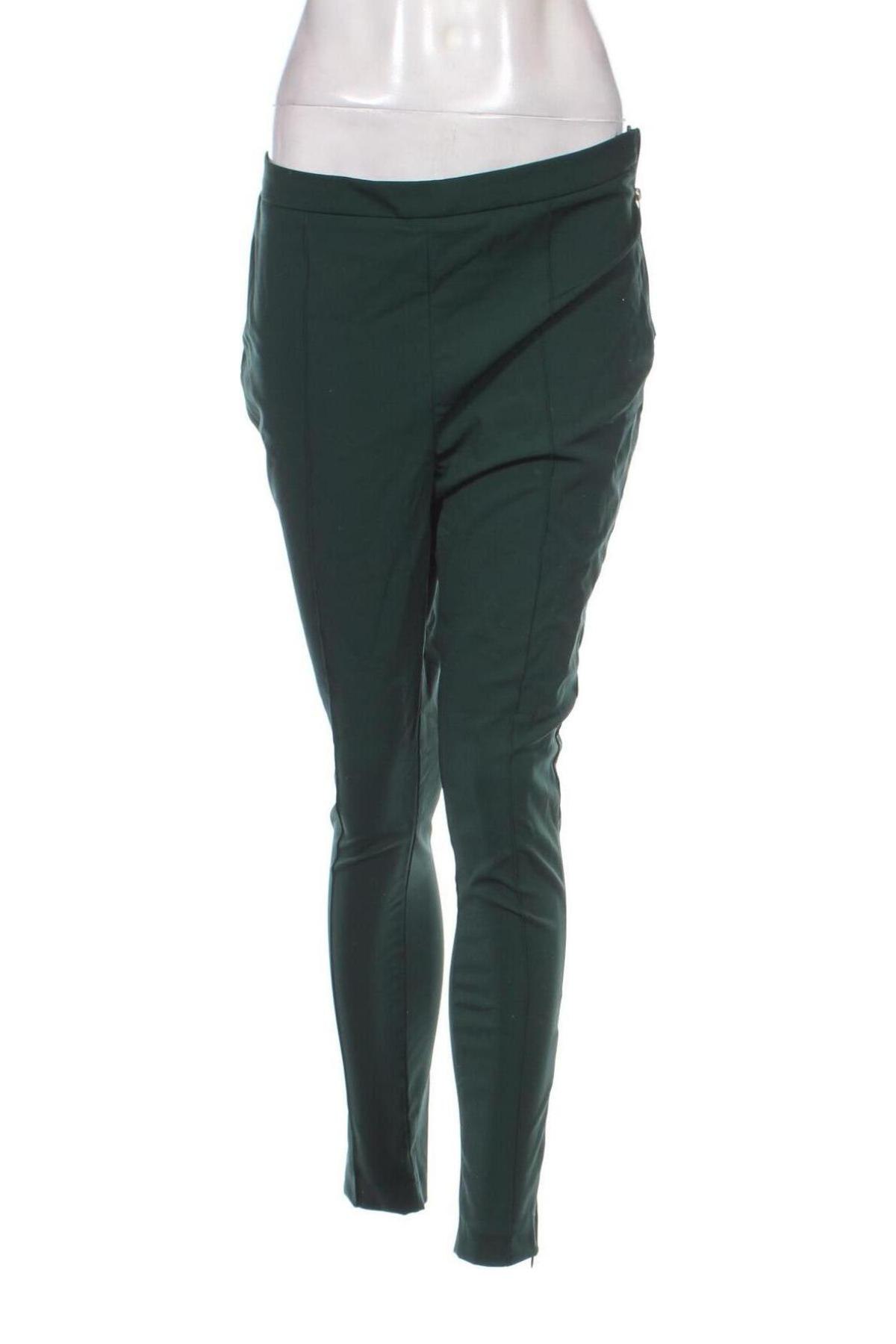 Pantaloni de femei H&M, Mărime M, Culoare Verde, Preț 51,99 Lei