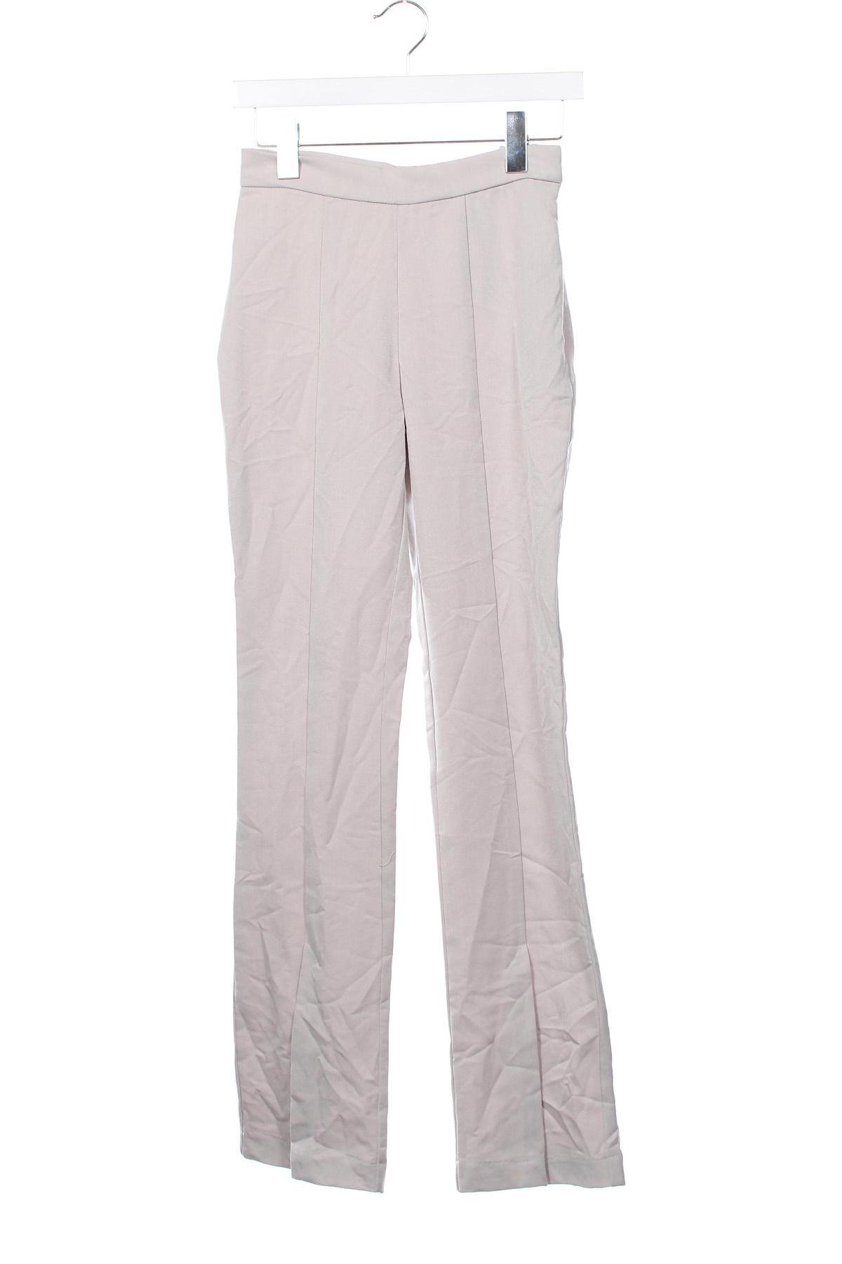 Pantaloni de femei H&M, Mărime XS, Culoare Ecru, Preț 24,99 Lei