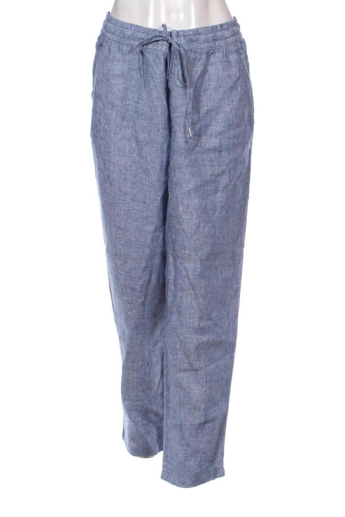 Pantaloni de femei H&M L.O.G.G., Mărime XL, Culoare Albastru, Preț 59,99 Lei