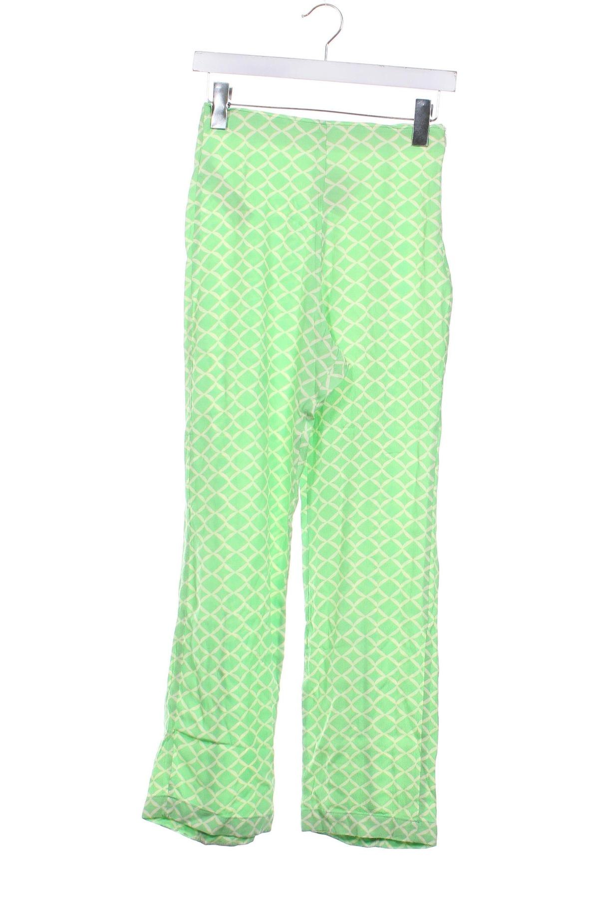 Pantaloni de femei Mango, Mărime XS, Culoare Verde, Preț 47,99 Lei