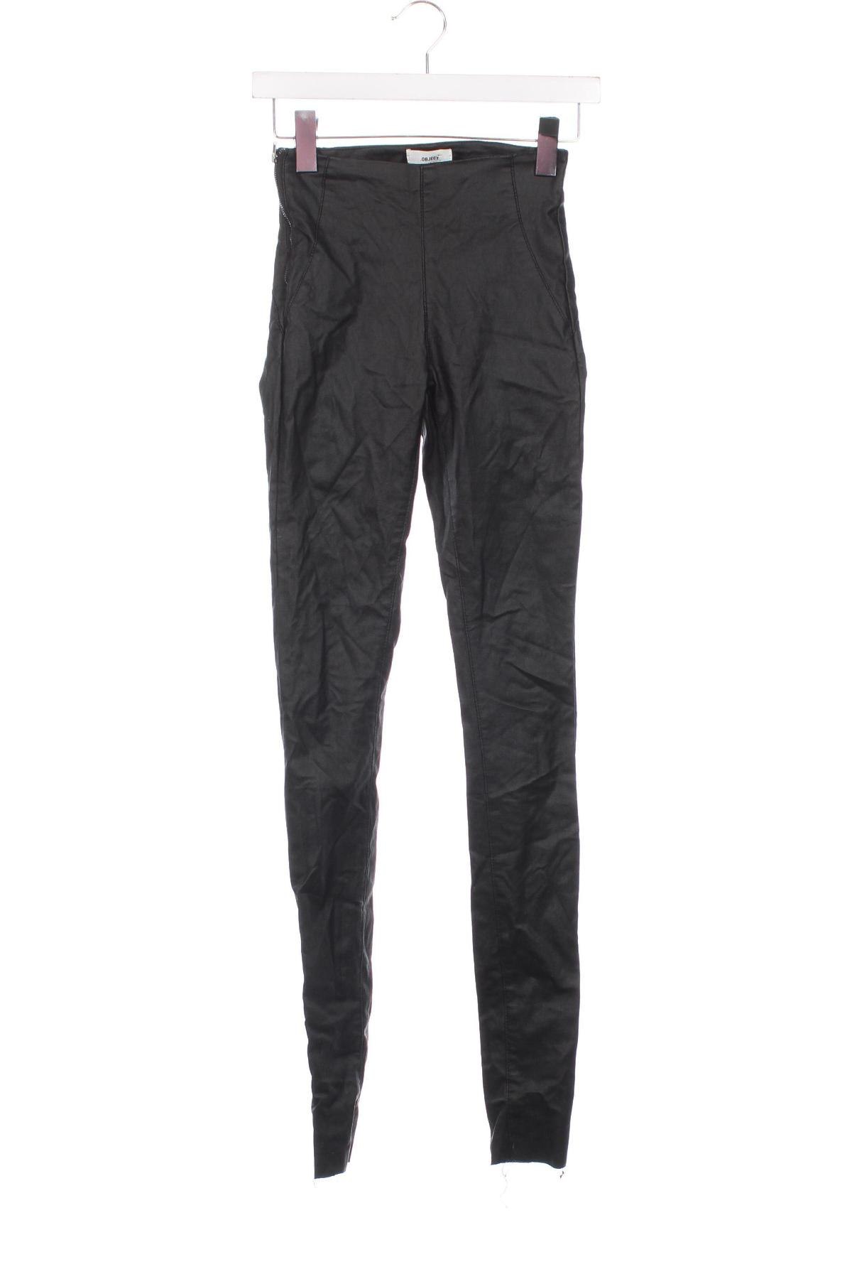 Pantaloni de femei Object, Mărime XXS, Culoare Negru, Preț 29,99 Lei