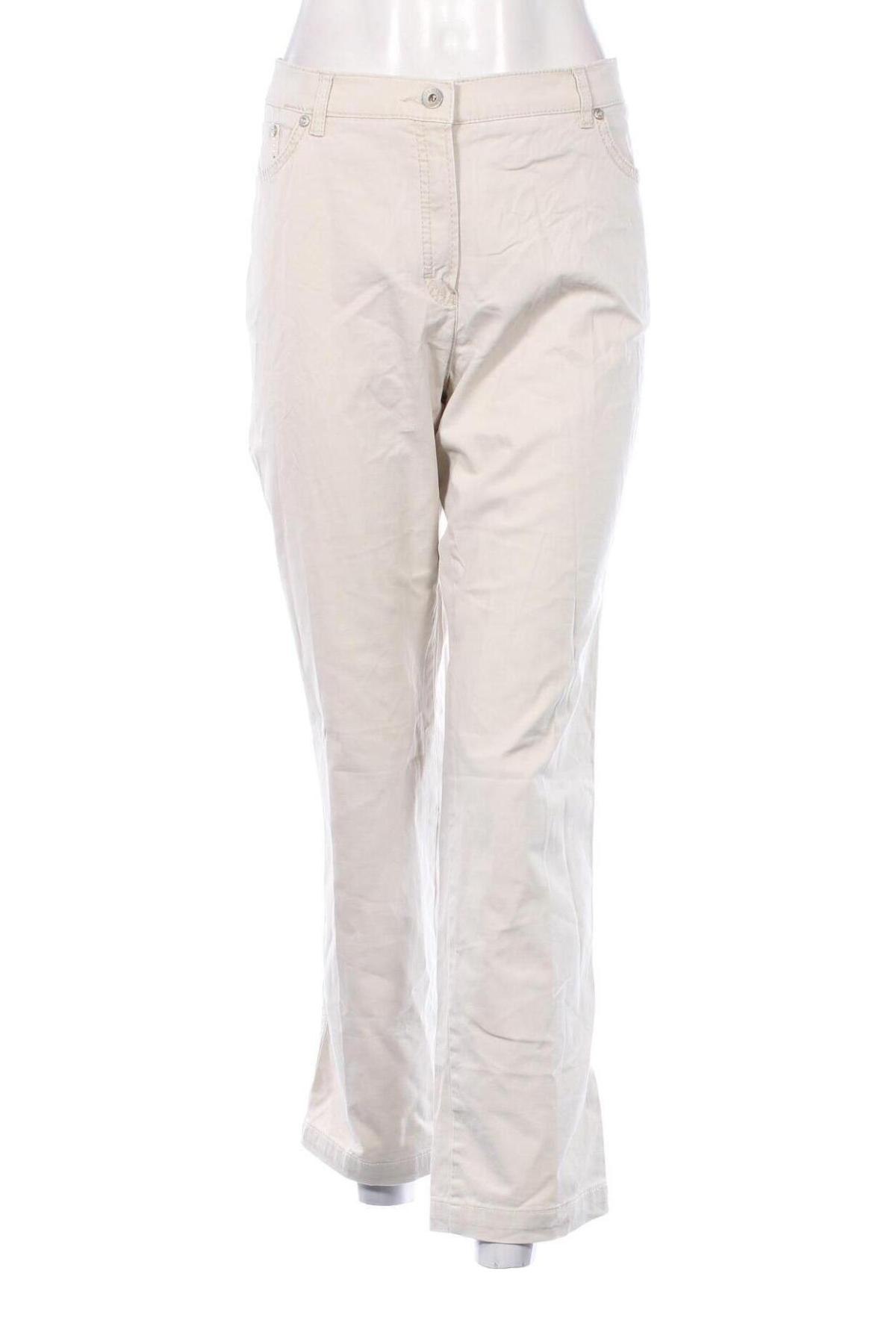 Damenhose Raphaela By Brax, Größe L, Farbe Beige, Preis 6,99 €