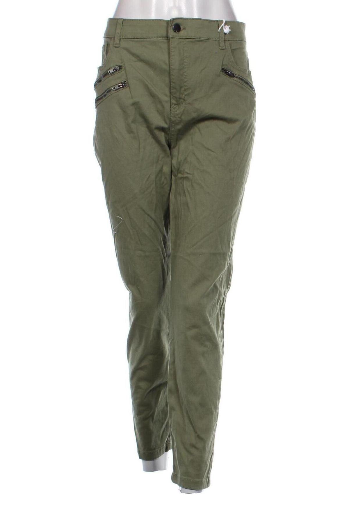 Pantaloni de femei Rockmans, Mărime XL, Culoare Verde, Preț 137,99 Lei