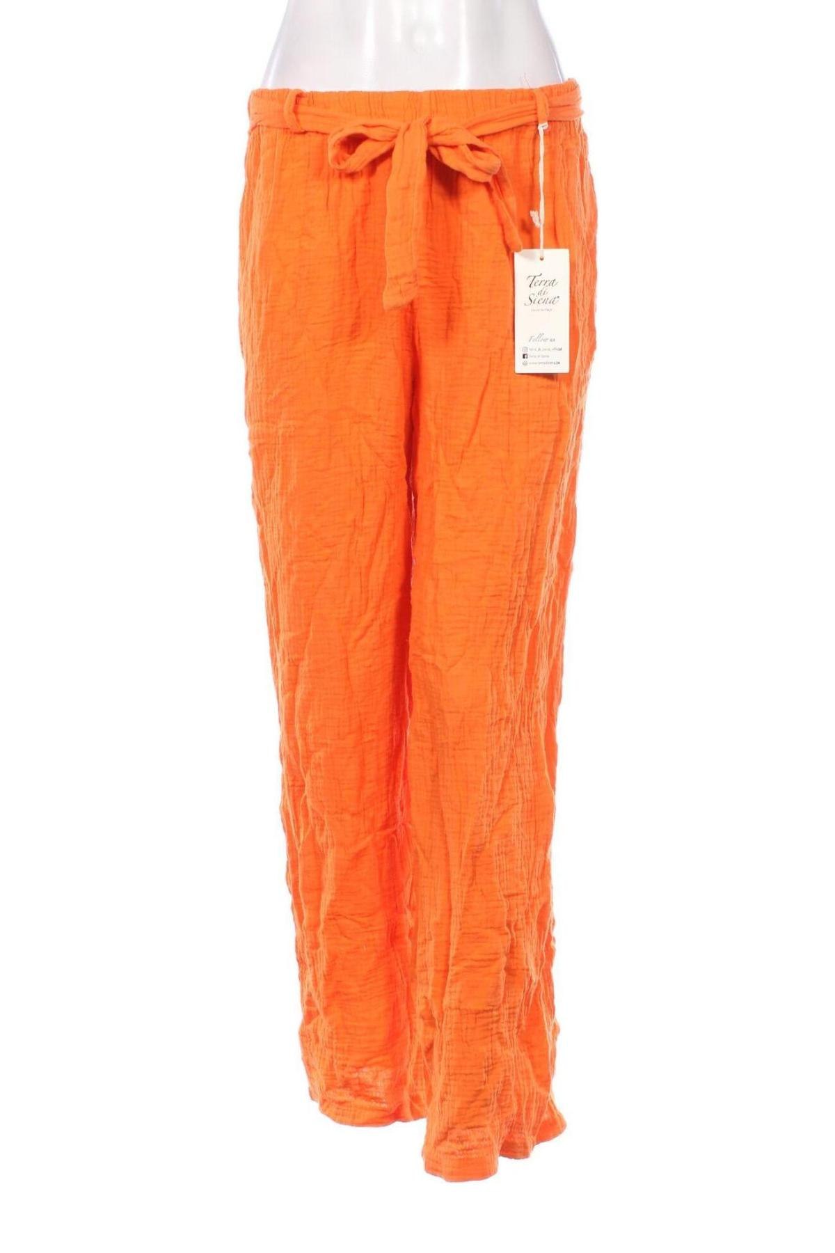 Damenhose Terra di Siena, Größe M, Farbe Orange, Preis 4,99 €