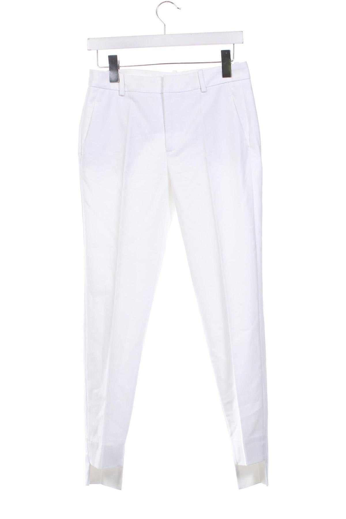 Pantaloni de femei Zara, Mărime XS, Culoare Alb, Preț 48,99 Lei