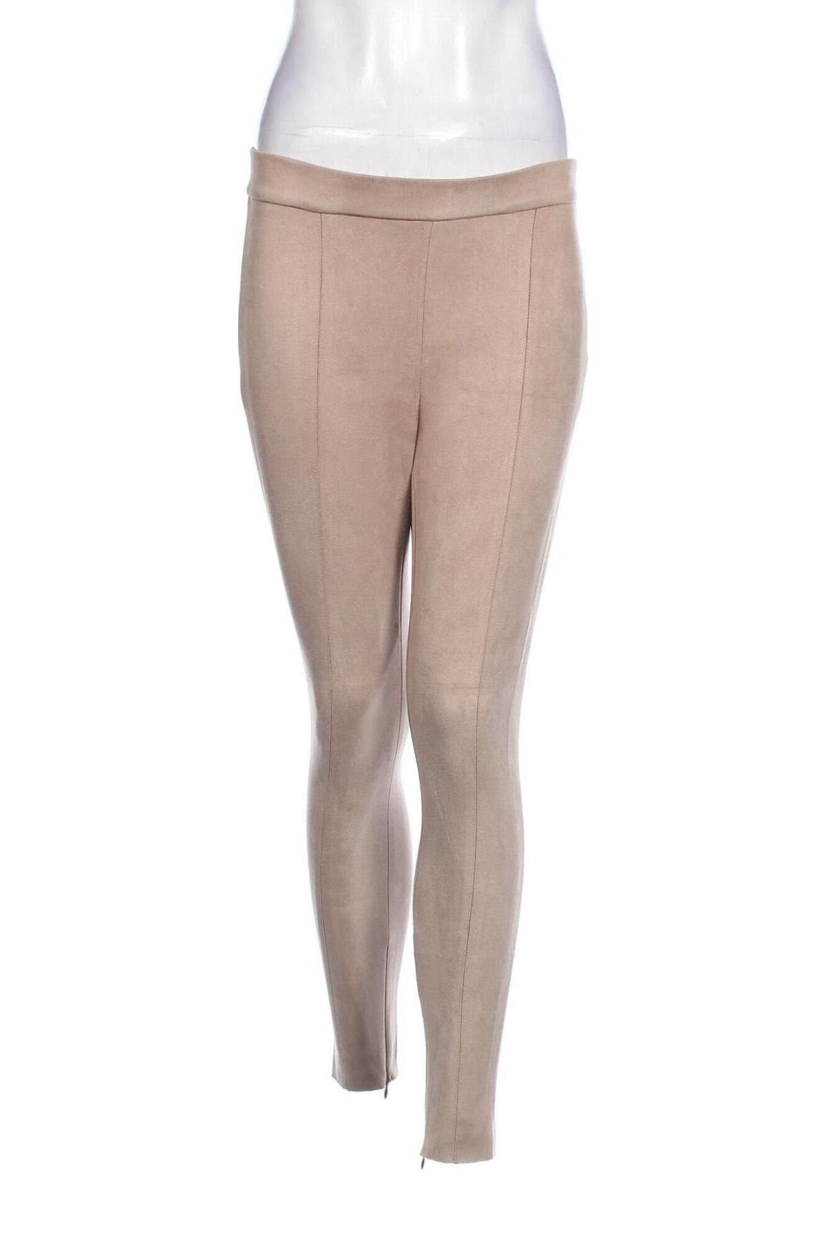 Damenhose Zara, Größe S, Farbe Beige, Preis 6,49 €