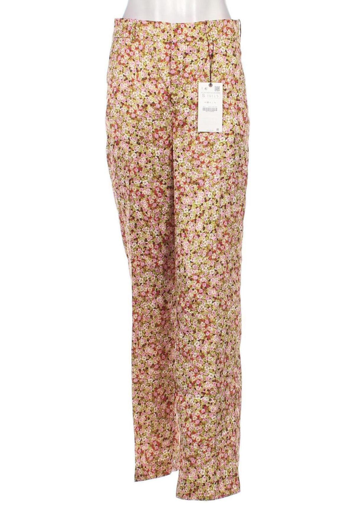 Pantaloni de femei Zara, Mărime S, Culoare Multicolor, Preț 111,99 Lei