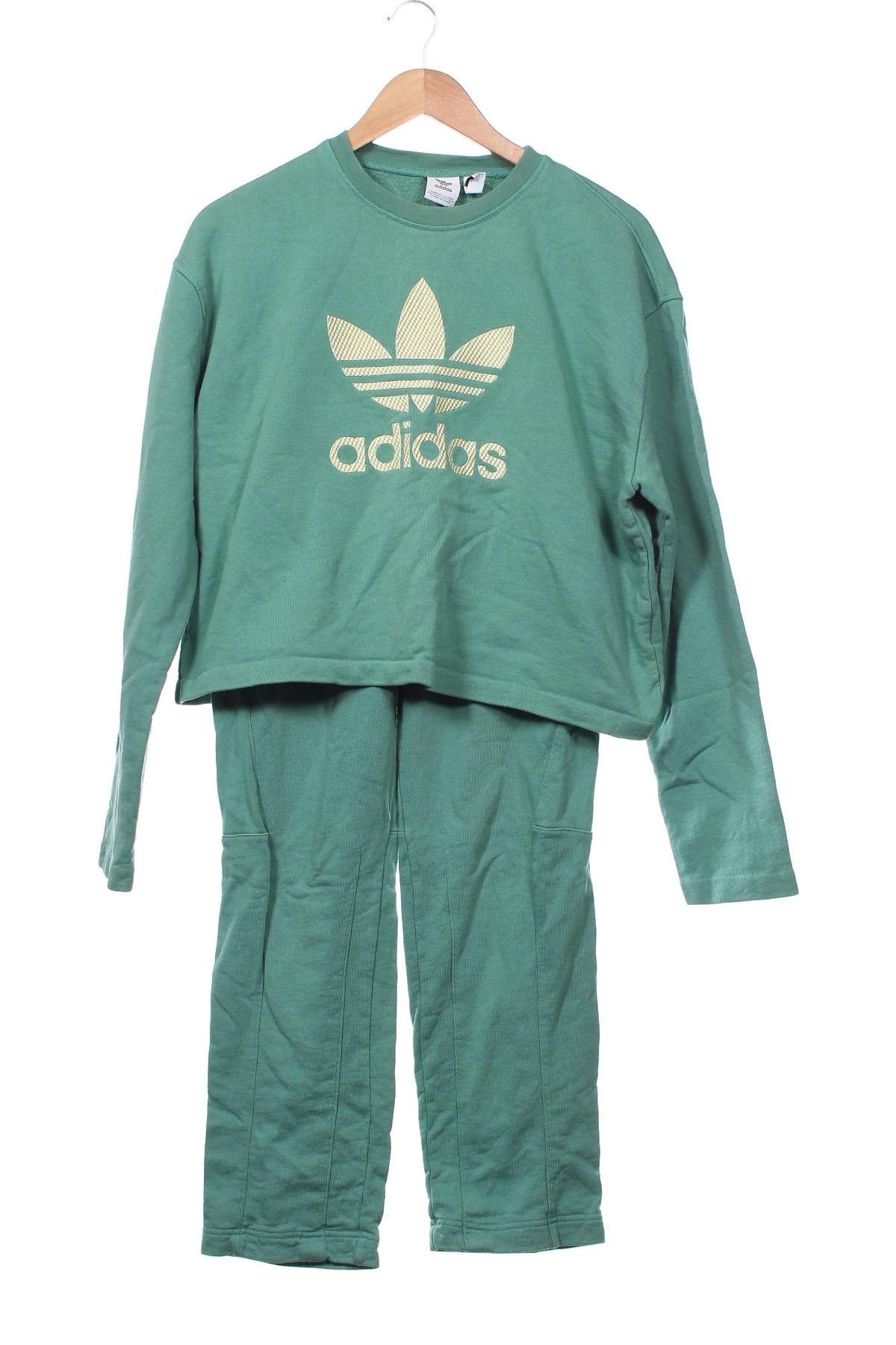 Дамски поларен екип Adidas Originals, Размер XS, Цвят Зелен, Цена 59,99 лв.