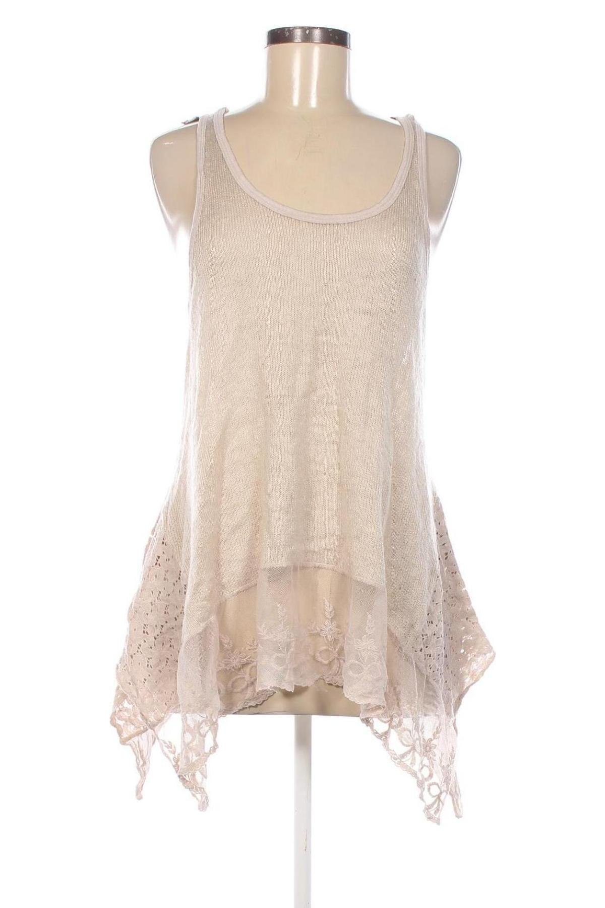 Damentop, Größe M, Farbe Beige, Preis € 3,49