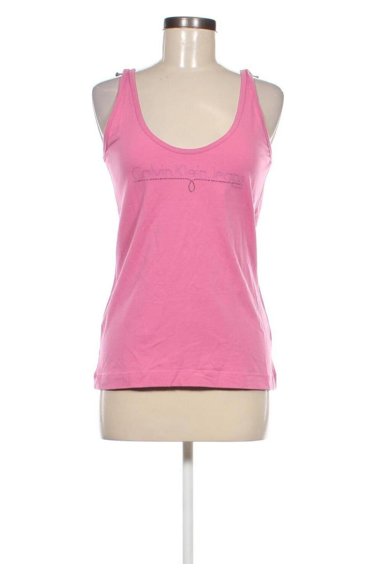 Damentop Calvin Klein Jeans, Größe L, Farbe Rosa, Preis € 7,99