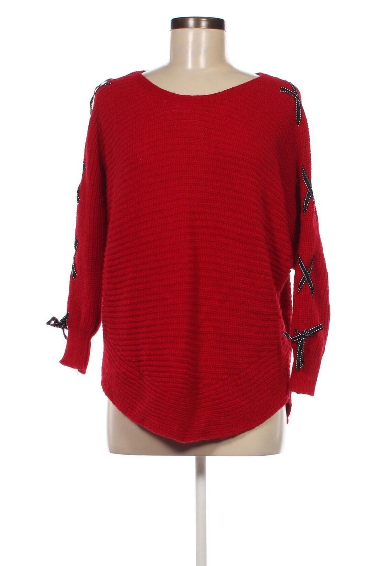 Damenpullover, Größe L, Farbe Rot, Preis 10,49 €