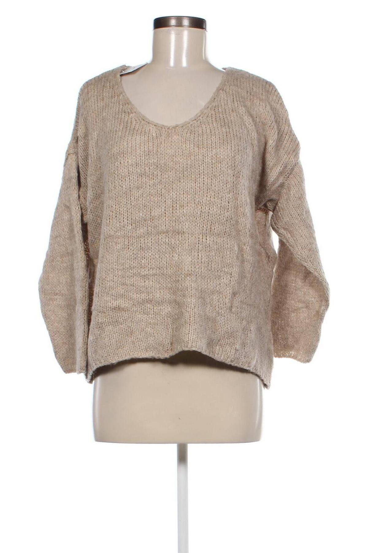 Damenpullover, Größe M, Farbe Beige, Preis € 9,49