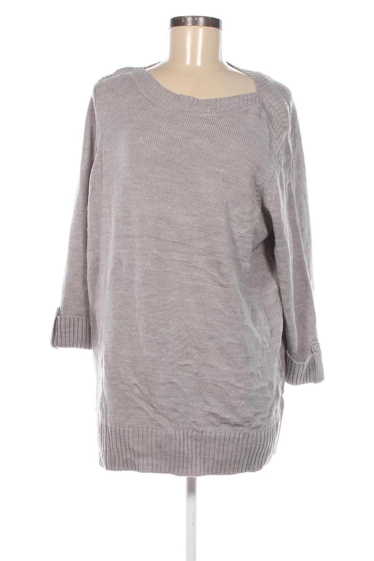 Damenpullover, Größe XXL, Farbe Grau, Preis 19,99 €