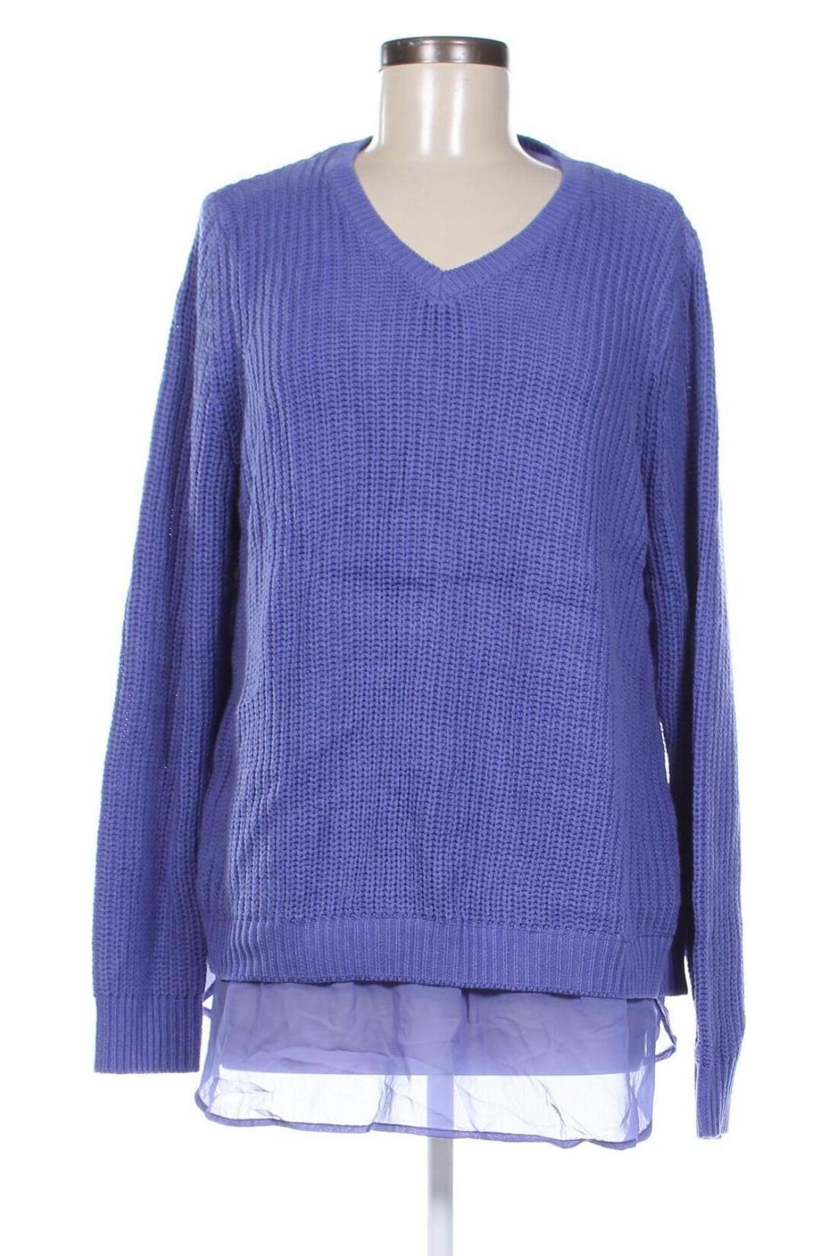 Damenpullover, Größe L, Farbe Blau, Preis 11,49 €