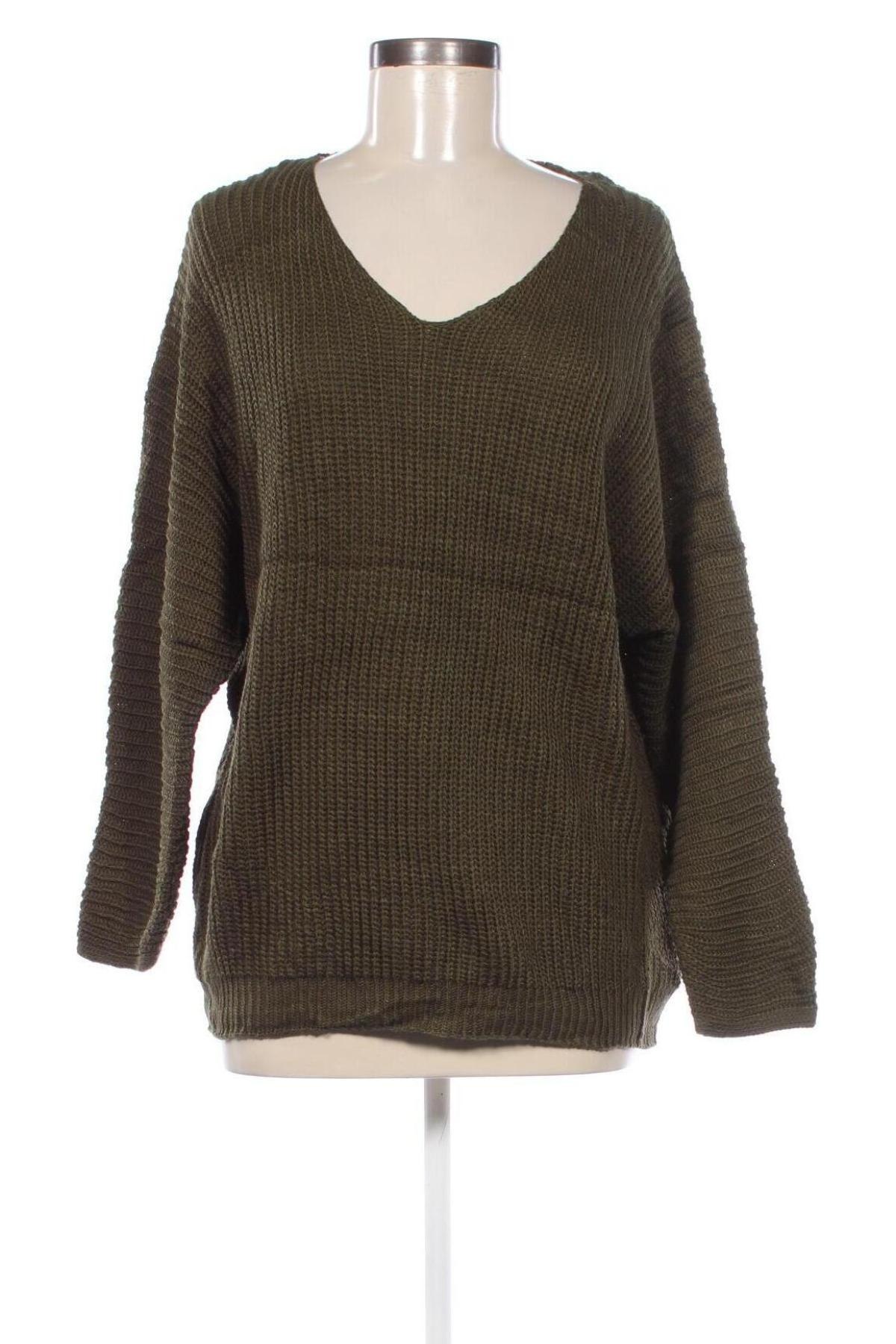 Damenpullover, Größe M, Farbe Grün, Preis € 7,49