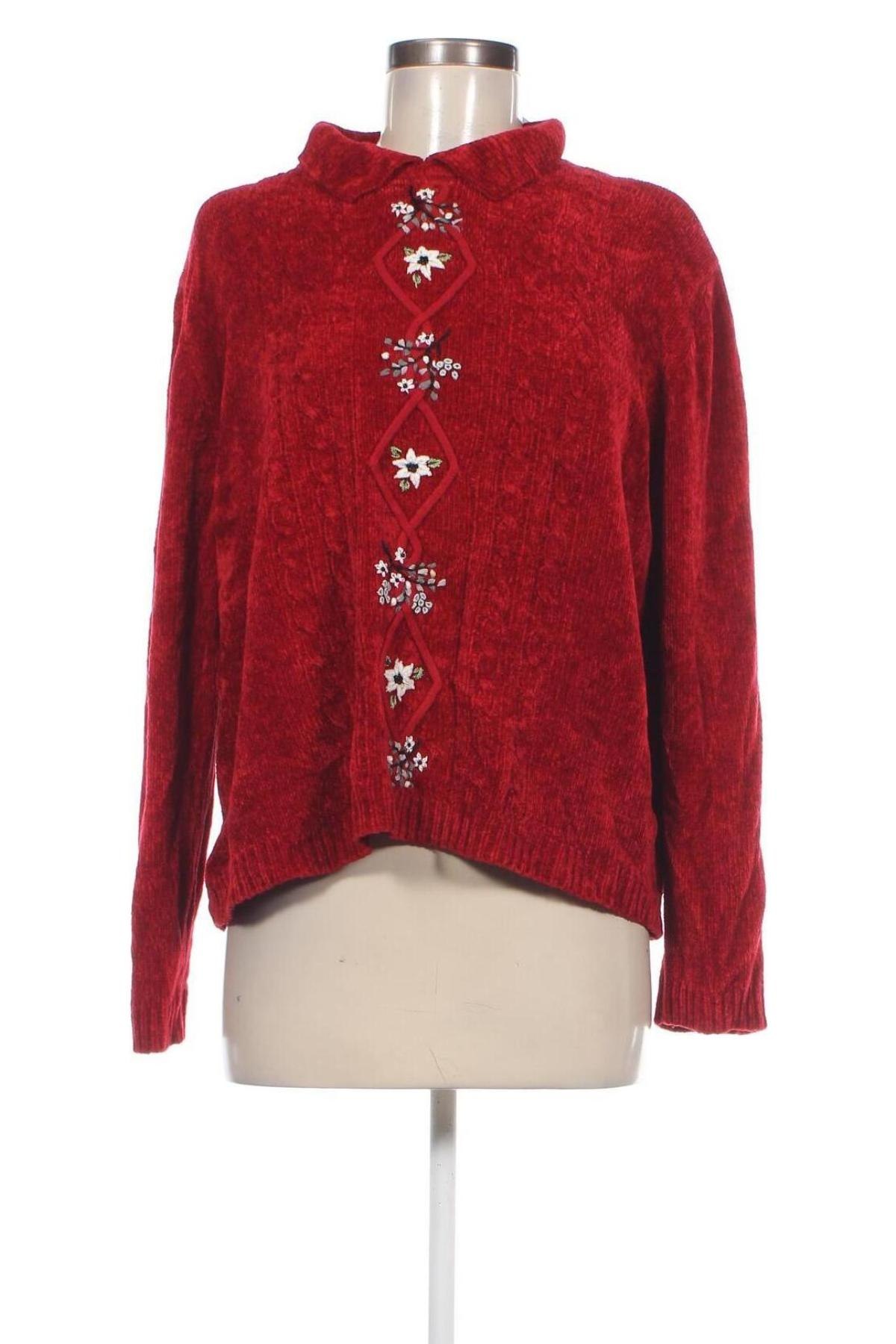 Damenpullover Alfred Dunner, Größe XL, Farbe Rot, Preis € 12,49