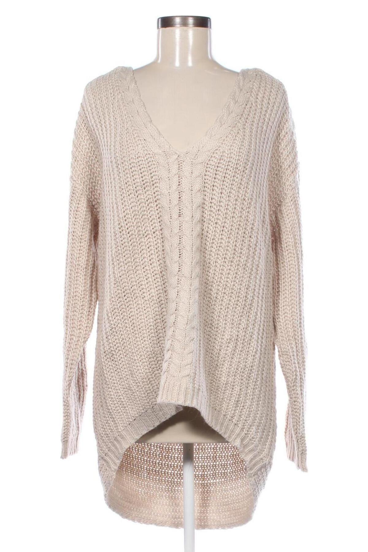 Damski sweter Apricot, Rozmiar XL, Kolor Beżowy, Cena 39,99 zł