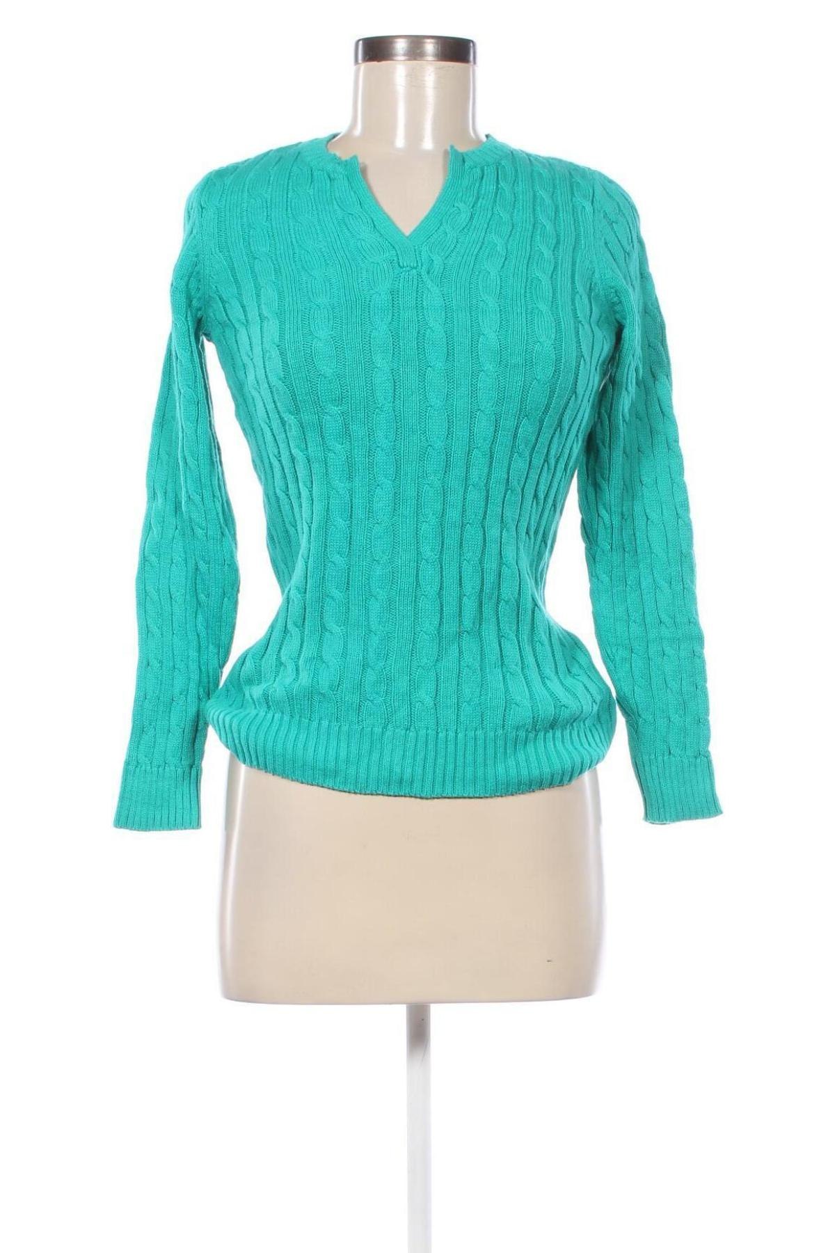 Damski sweter Croft & Barrow, Rozmiar S, Kolor Zielony, Cena 51,99 zł