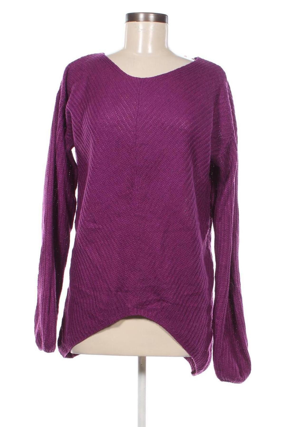 Damski sweter Ever.me by Takko Fashion, Rozmiar S, Kolor Fioletowy, Cena 51,99 zł