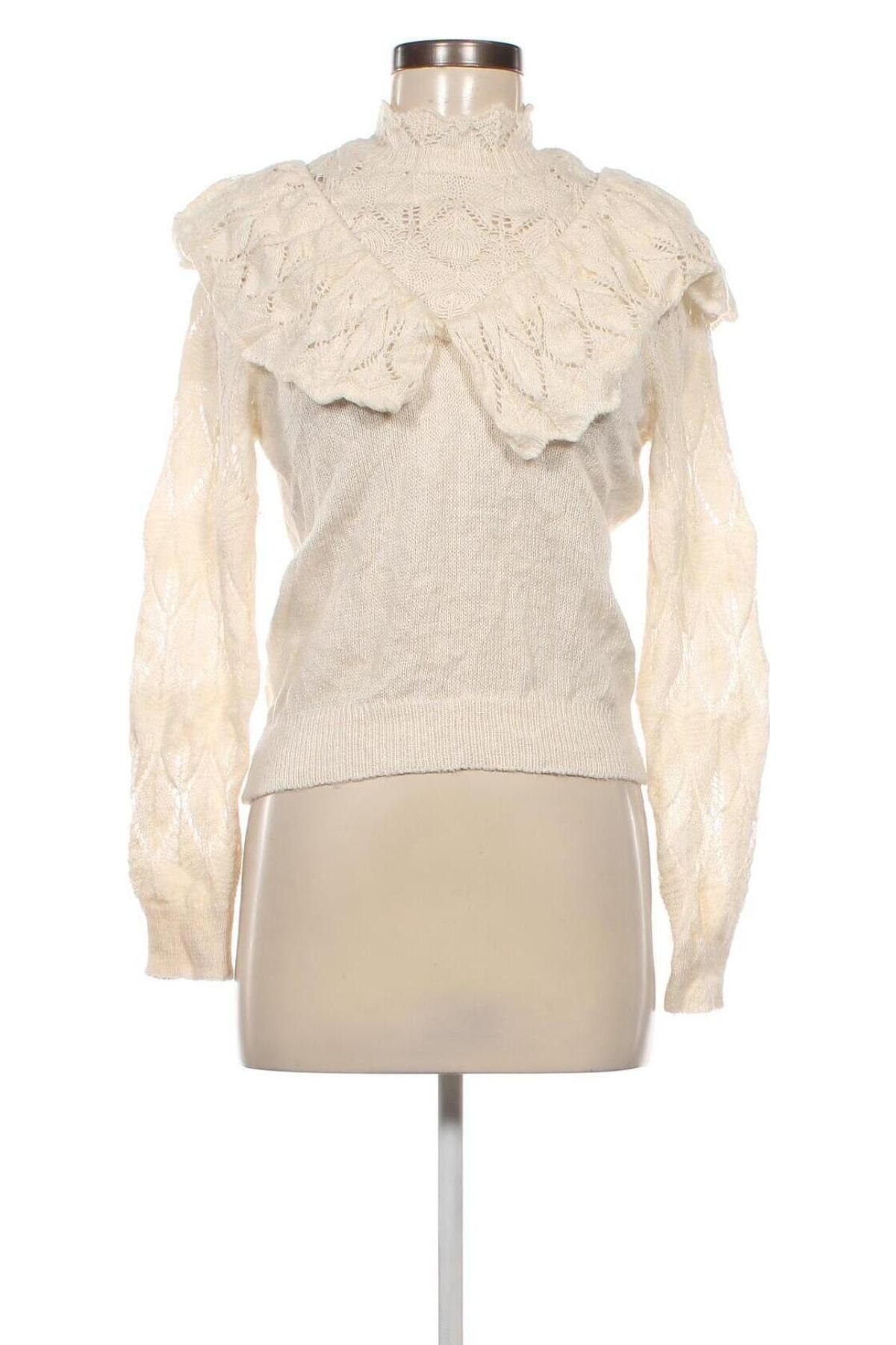 Damenpullover Gina Tricot, Größe XS, Farbe Ecru, Preis 18,99 €