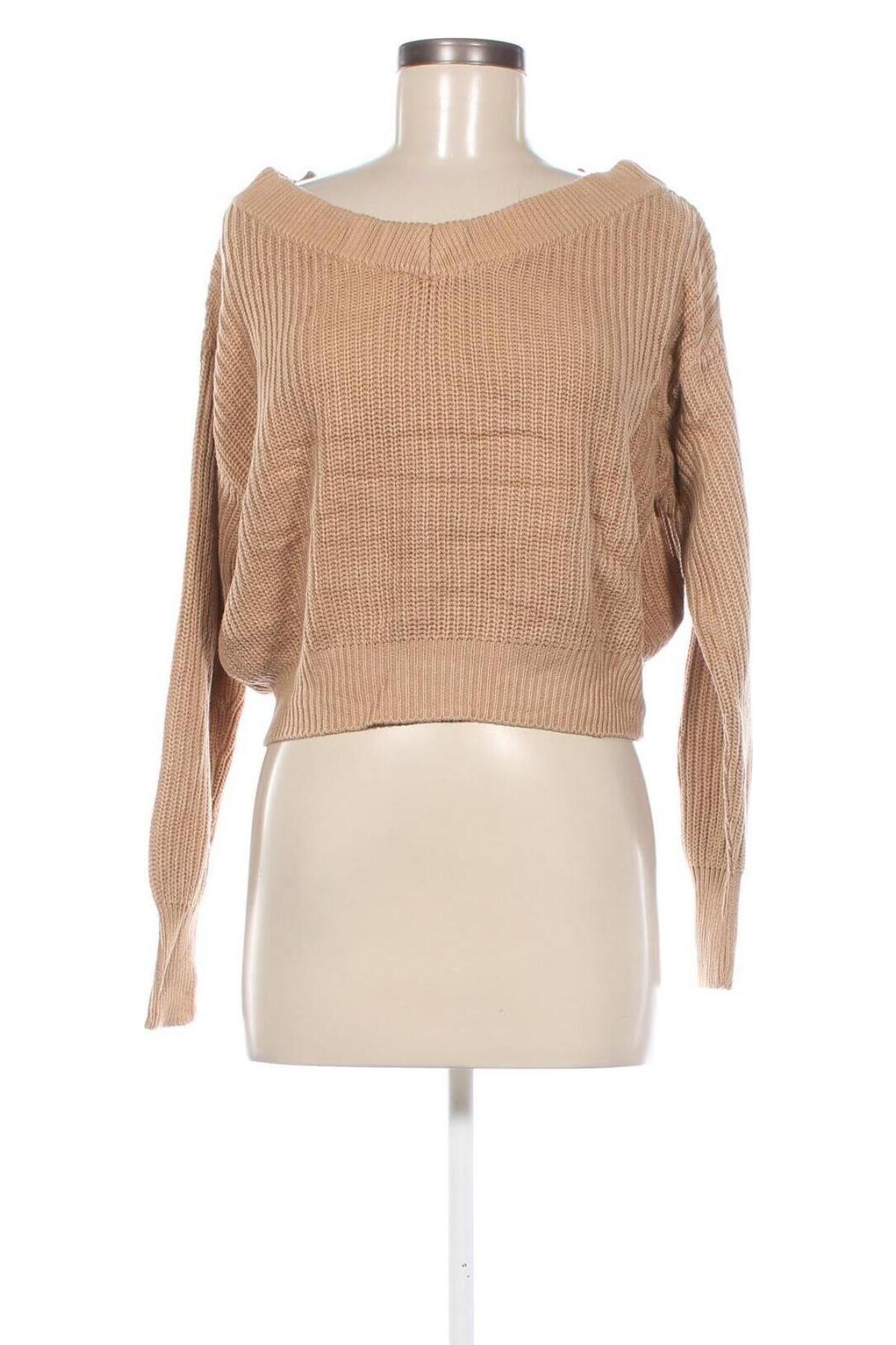 Damenpullover Gina Tricot, Größe S, Farbe Beige, Preis € 4,99