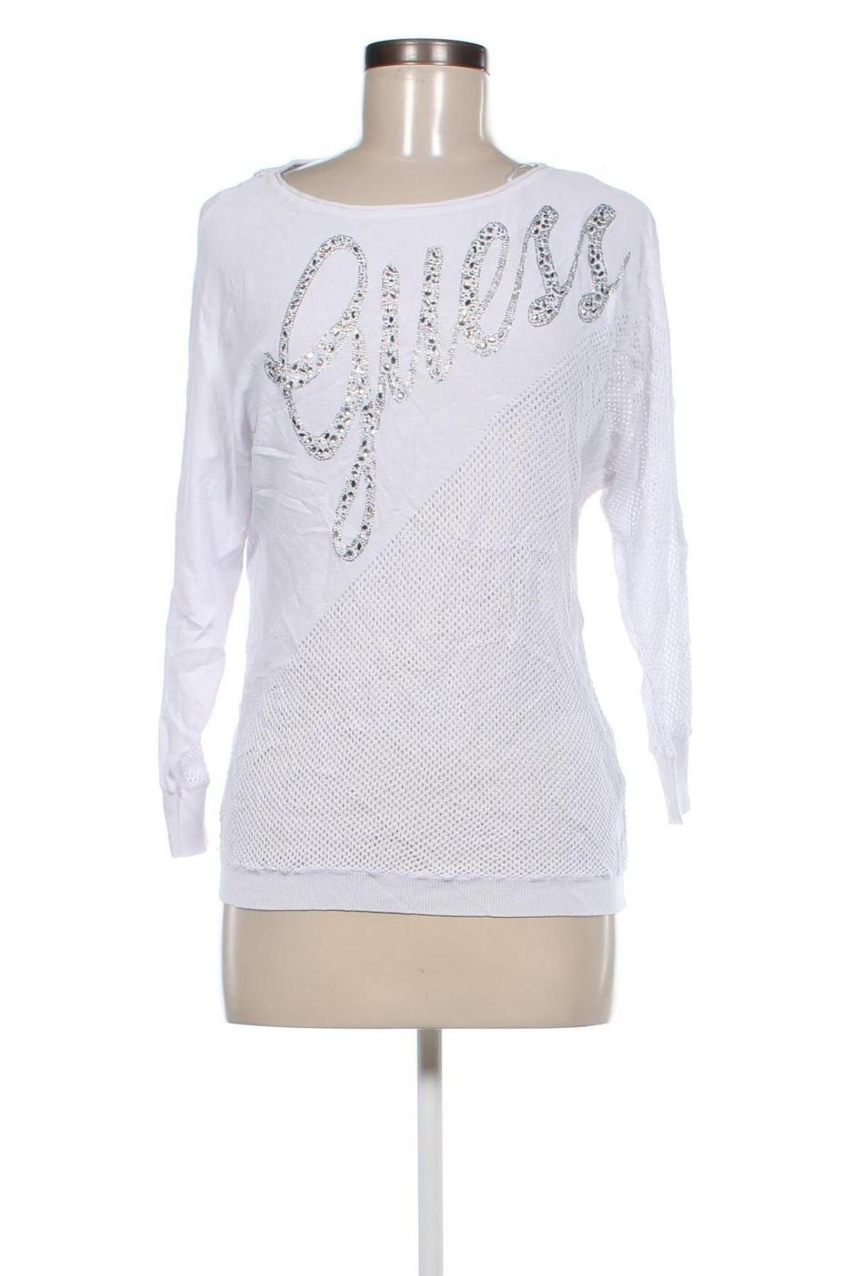 Damski sweter Guess, Rozmiar XS, Kolor Biały, Cena 87,99 zł