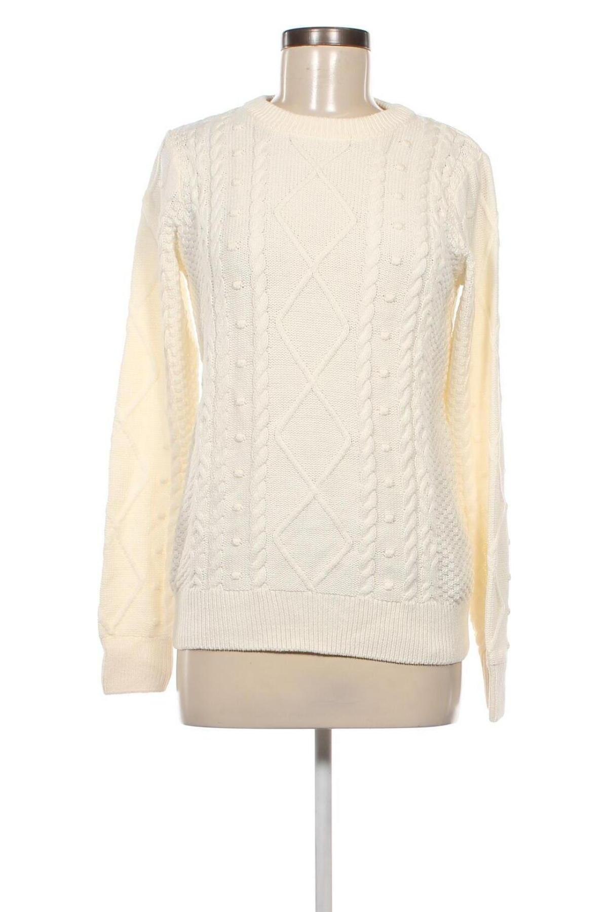 Damski sweter H&M, Rozmiar S, Kolor ecru, Cena 46,99 zł