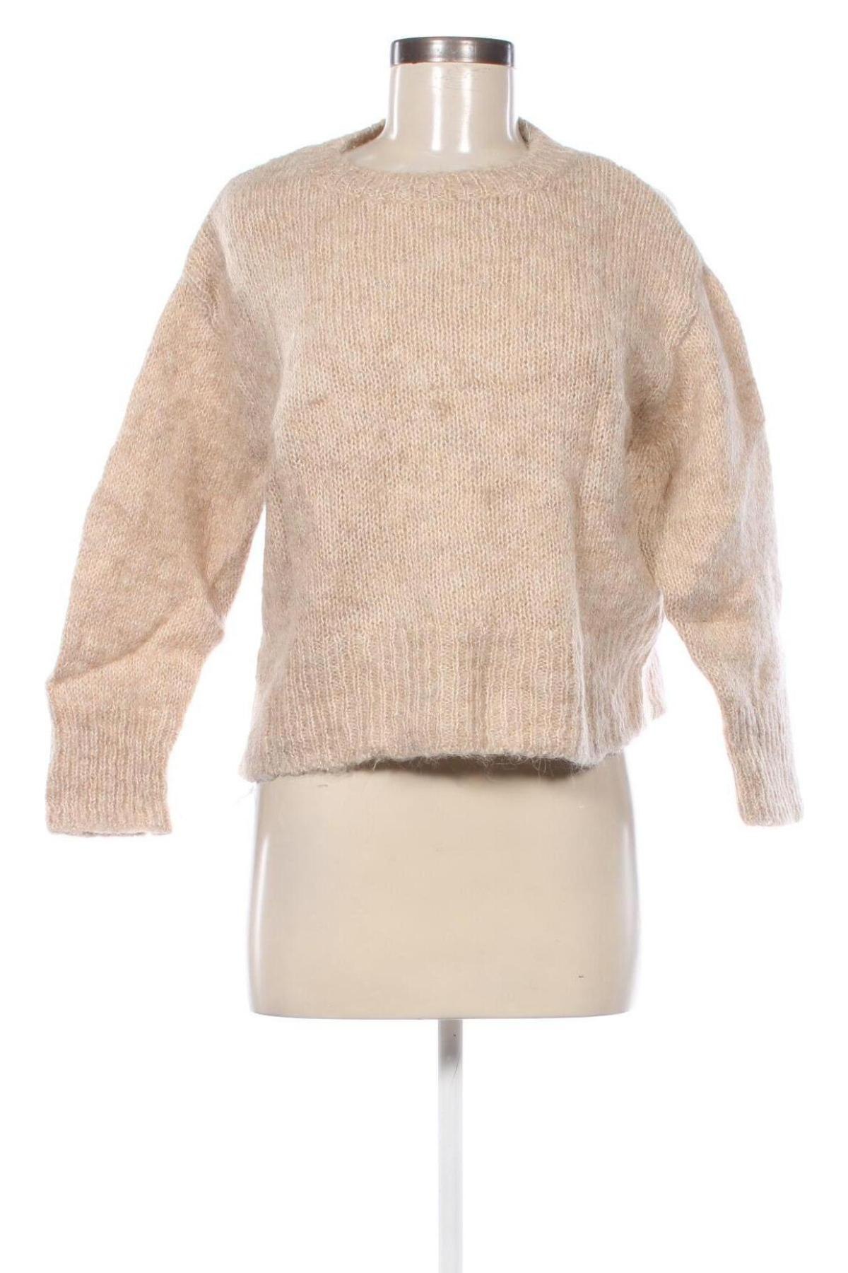 Damski sweter H&M, Rozmiar S, Kolor Beżowy, Cena 51,99 zł