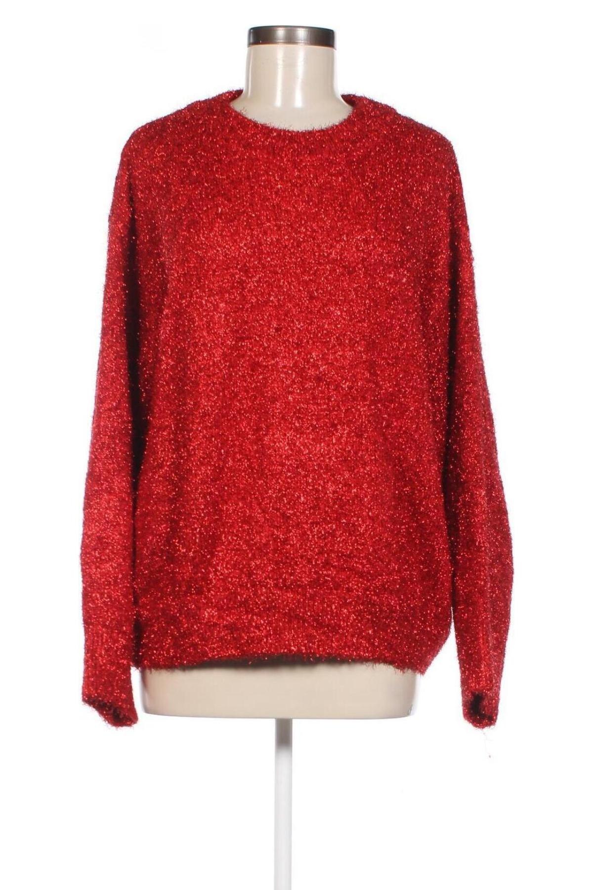 Damski sweter H&M, Rozmiar L, Kolor Czerwony, Cena 51,99 zł