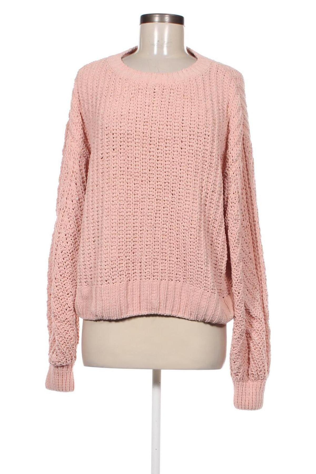 Dámský svetr H&M, Velikost L, Barva Růžová, Cena  503,00 Kč