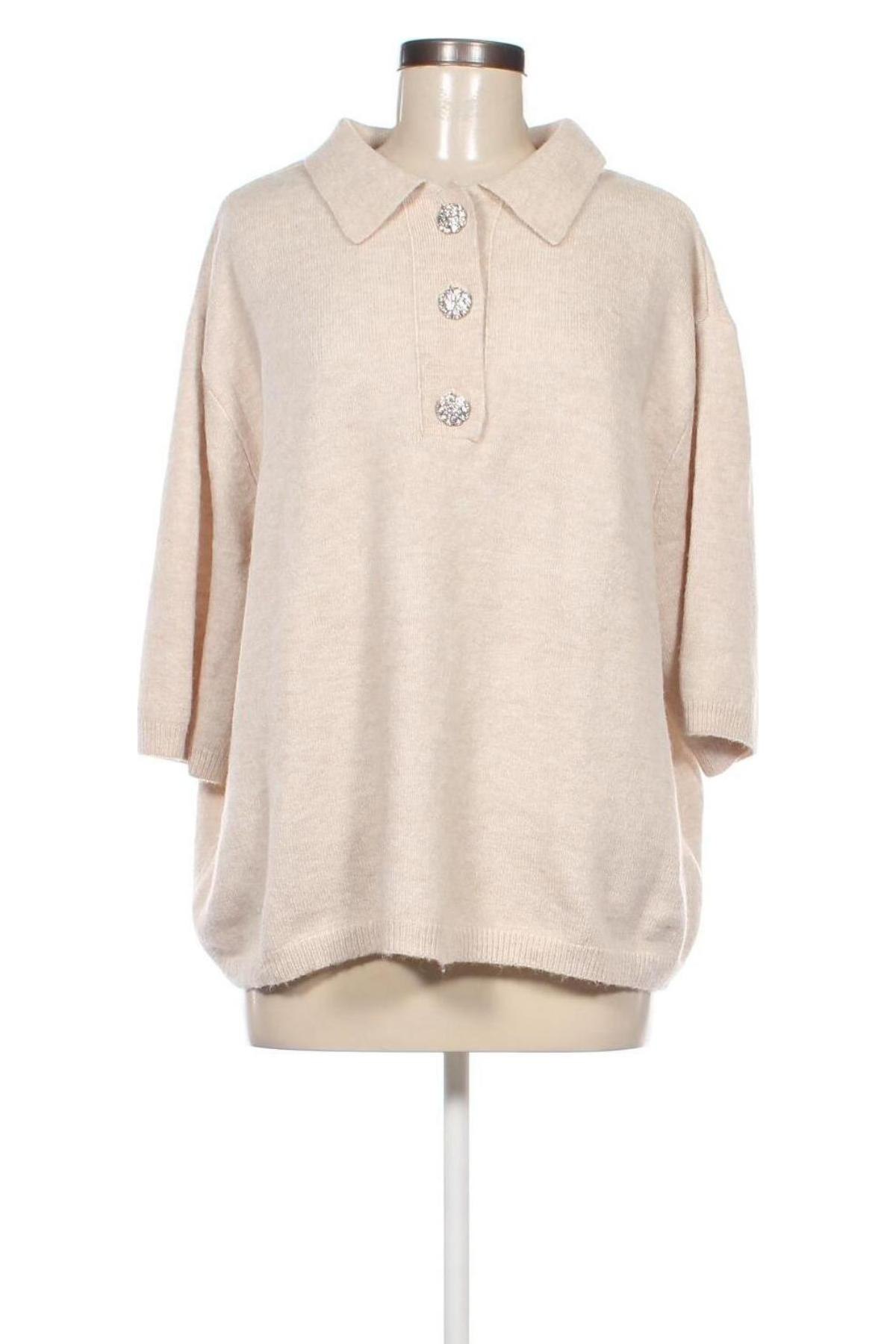 Damenpullover H&M, Größe L, Farbe Beige, Preis € 9,99