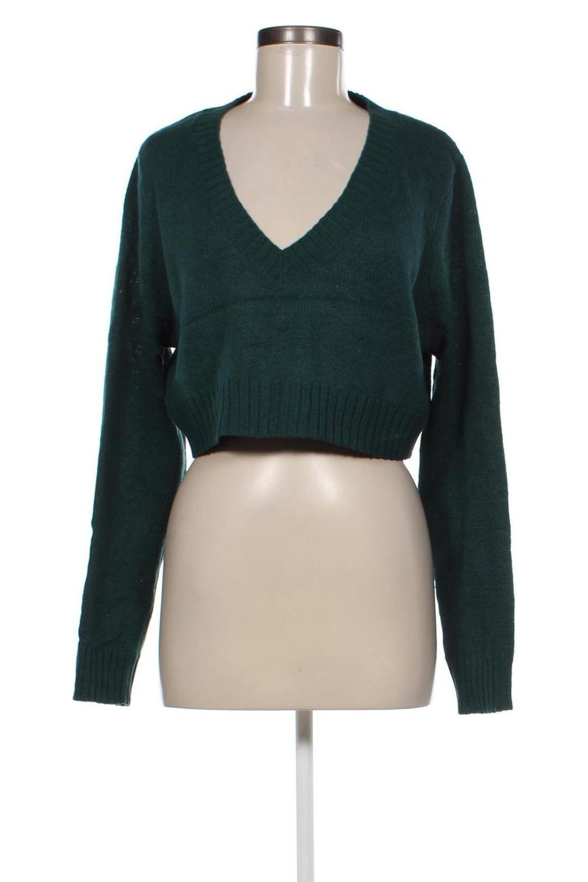 Pulover de femei H&M Divided, Mărime XL, Culoare Verde, Preț 86,99 Lei