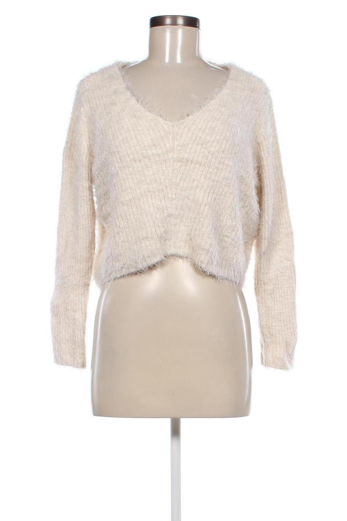 Damenpullover H&M Divided, Größe L, Farbe Ecru, Preis € 6,49