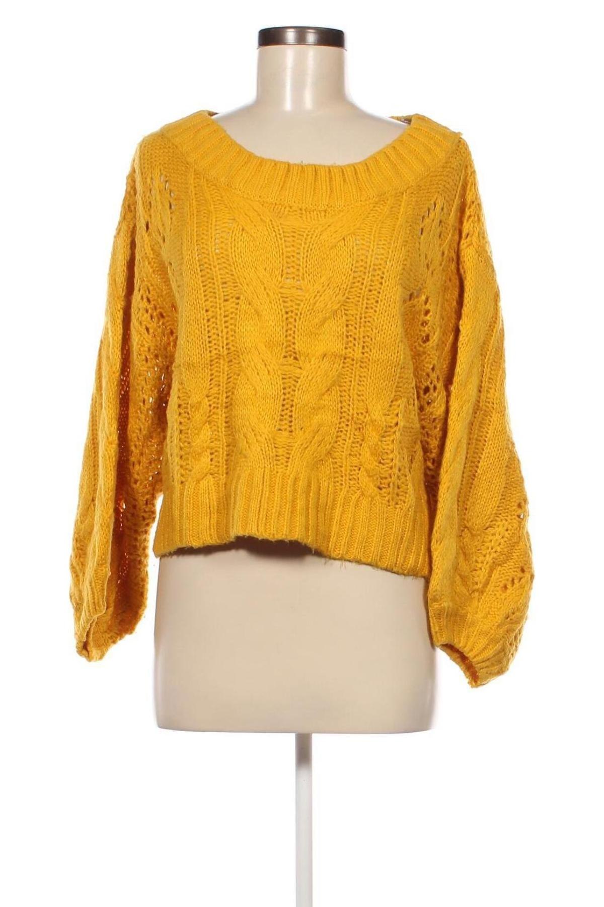 Damski sweter Mustard Seed, Rozmiar S, Kolor Żółty, Cena 33,99 zł