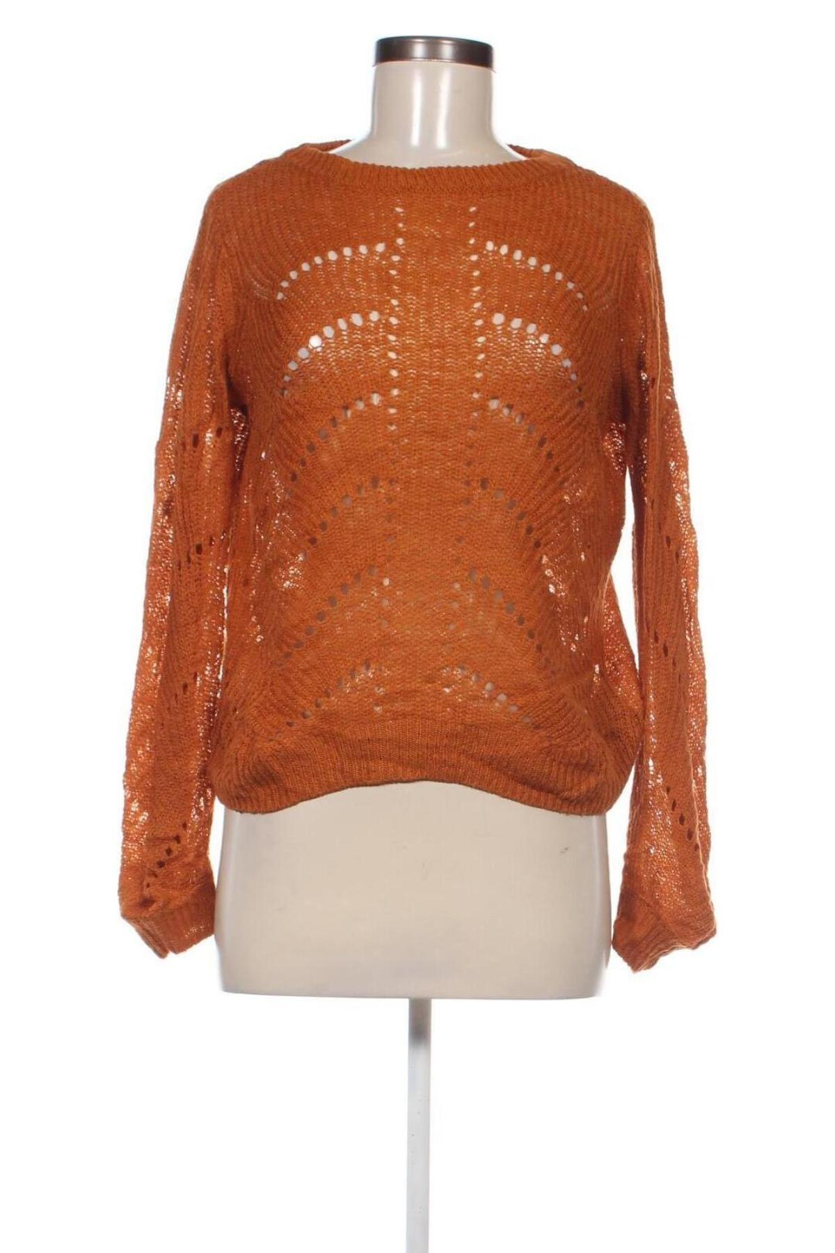 Damenpullover Pieces, Größe S, Farbe Orange, Preis 4,99 €