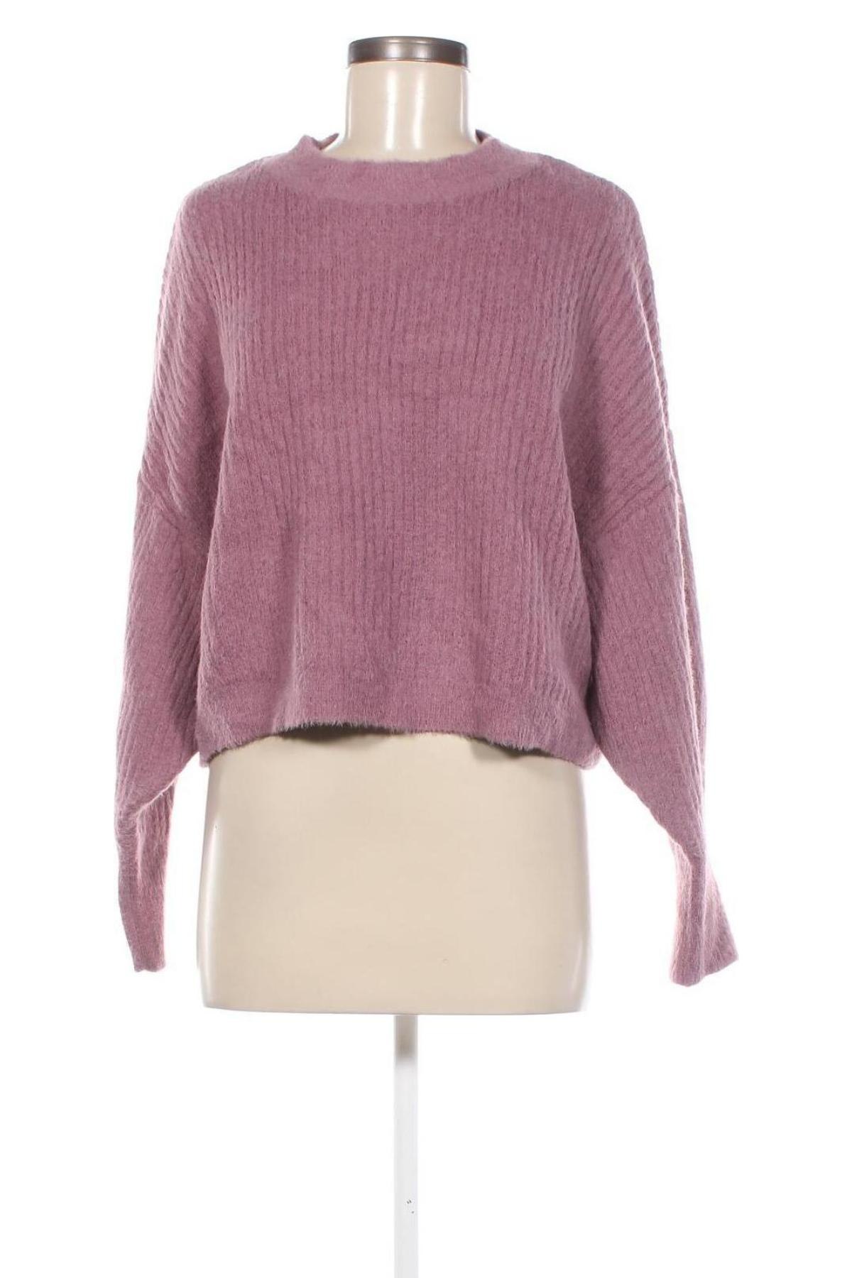 Damski sweter Pull&Bear, Rozmiar S, Kolor Różowy, Cena 46,99 zł