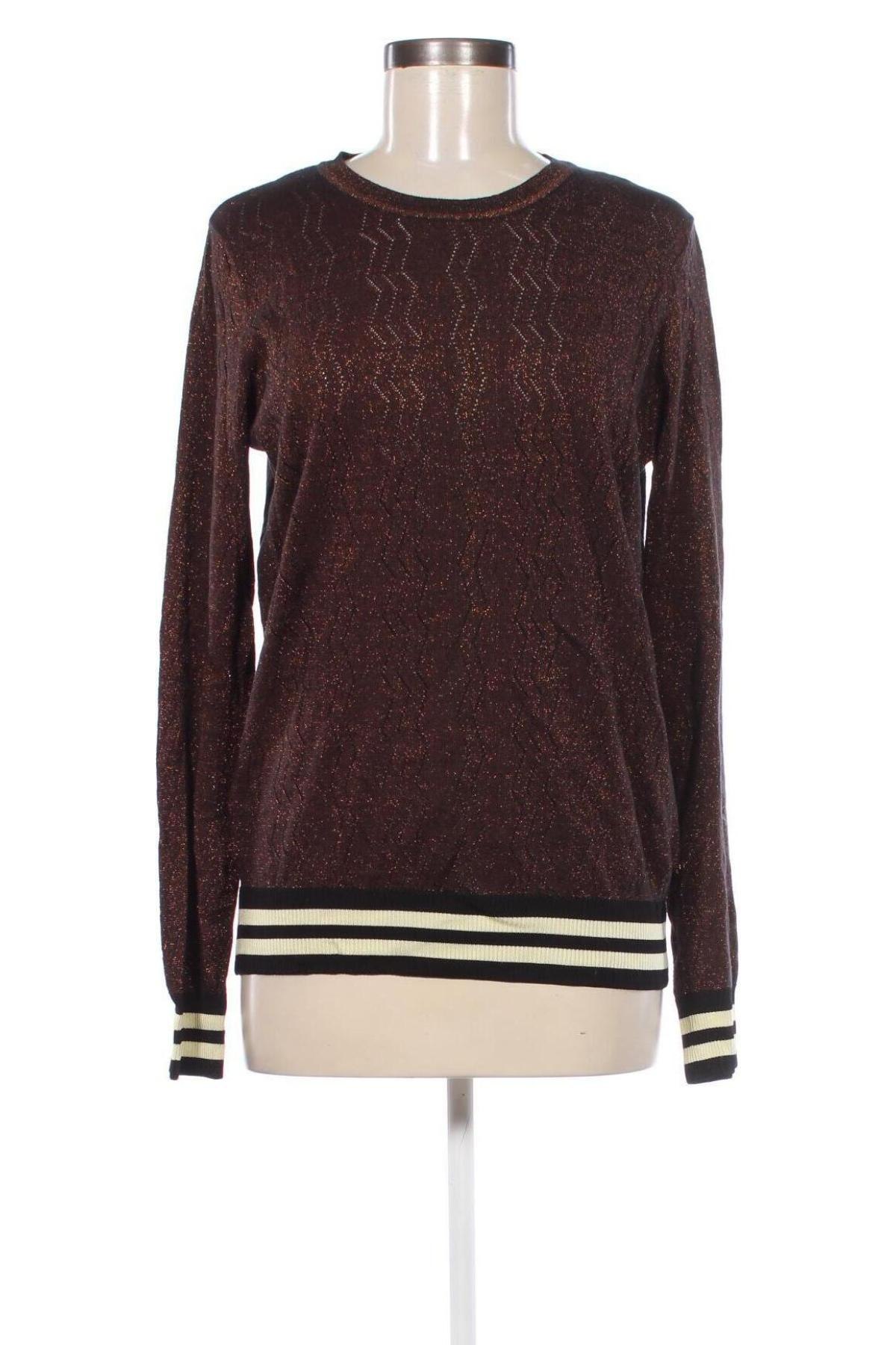 Damski sweter Scotch & Soda, Rozmiar L, Kolor Brązowy, Cena 214,99 zł