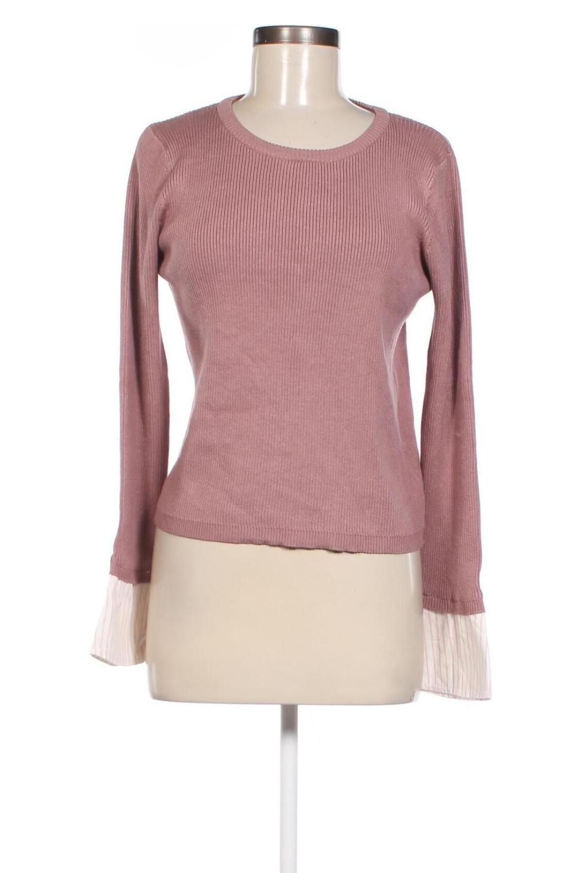 Damenpullover Stradivarius, Größe M, Farbe Aschrosa, Preis 11,49 €