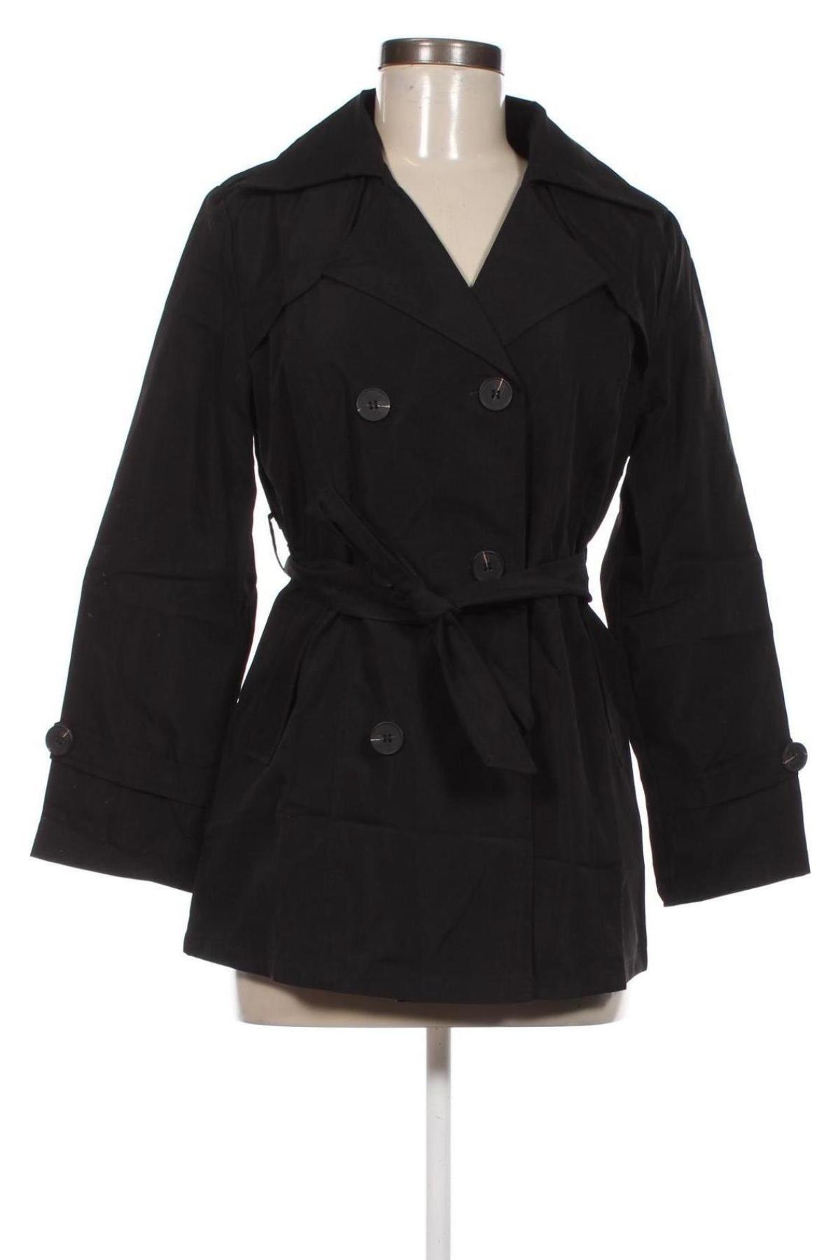 Damen Trenchcoat, Größe S, Farbe Schwarz, Preis 37,99 €