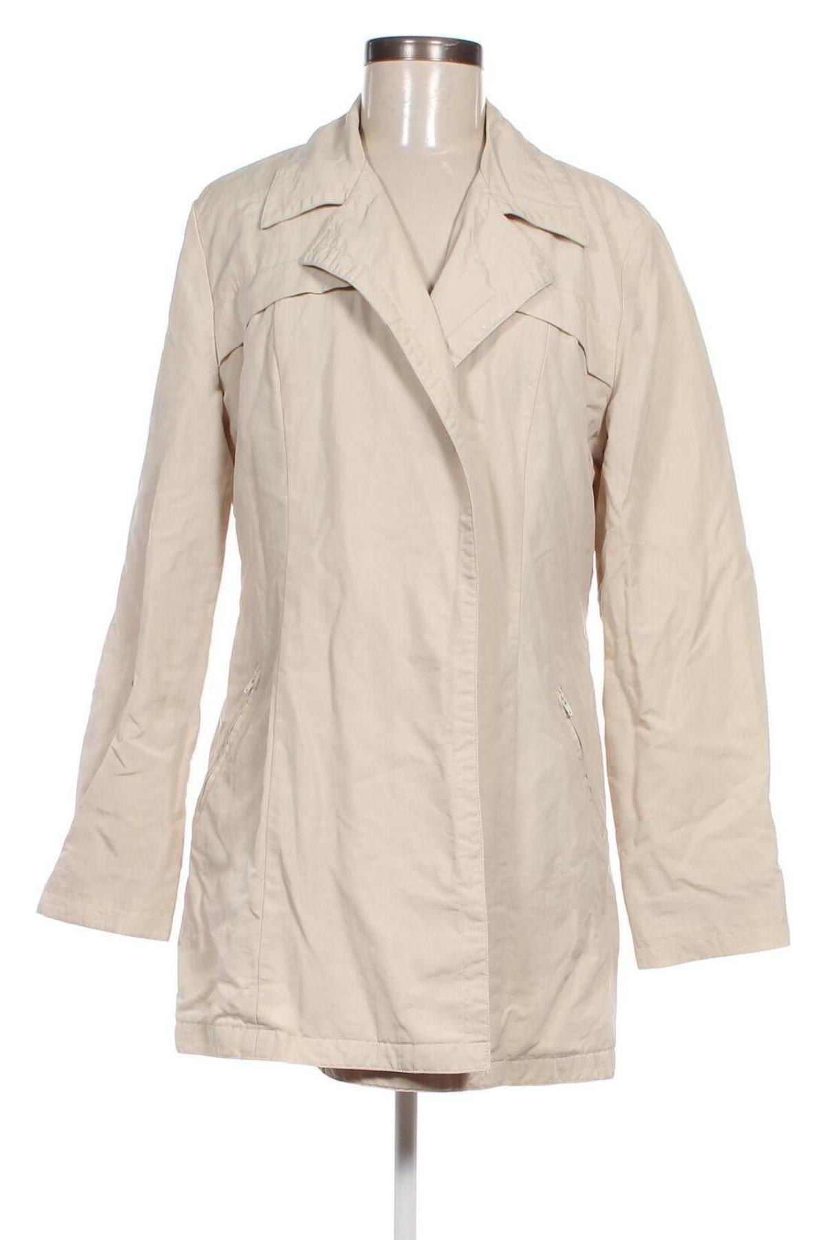 Damen Trenchcoat, Größe M, Farbe Beige, Preis 10,99 €